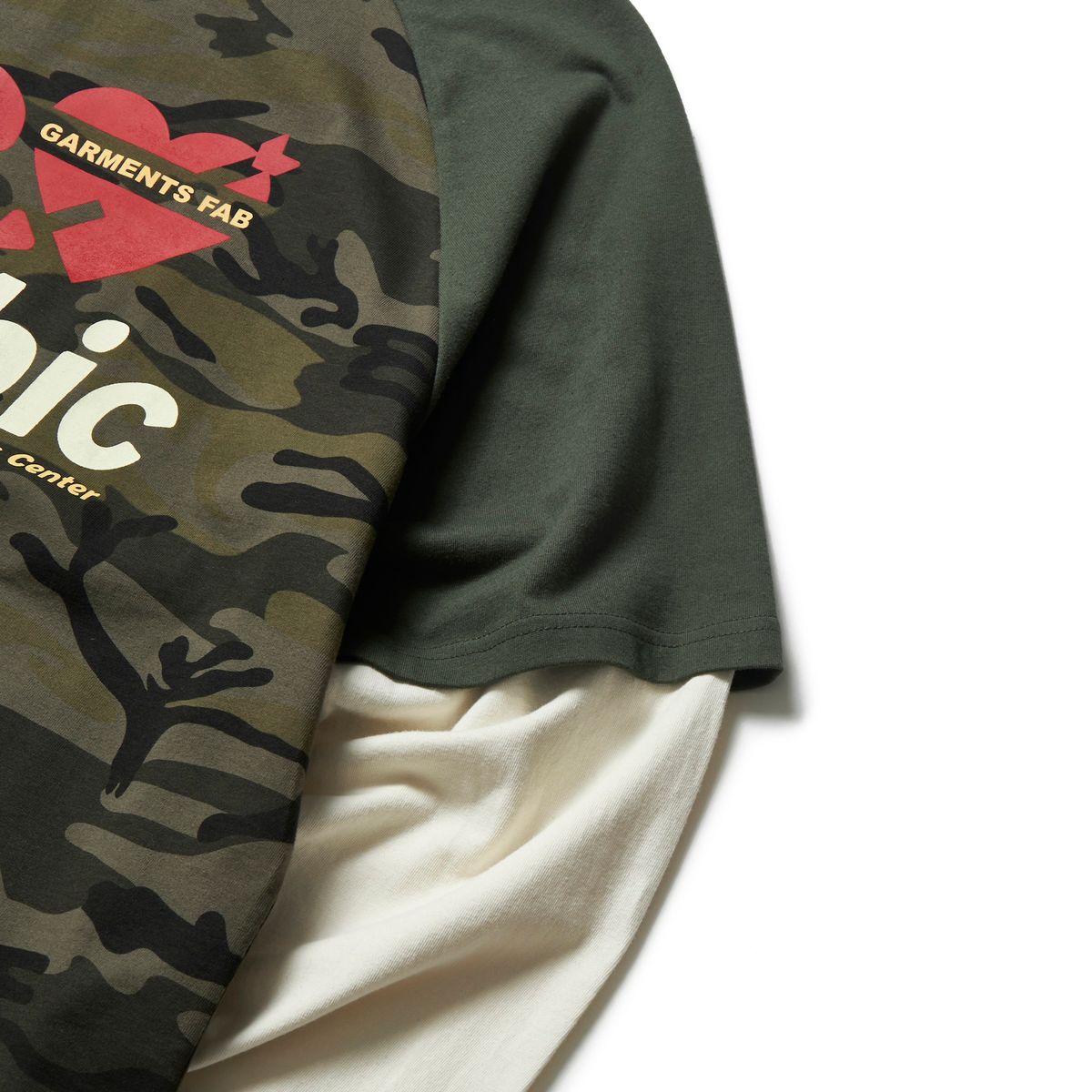 가먼츠팹(GARMENTS FAB) Camo Aerobic Layered Longsleeve (GREEN)