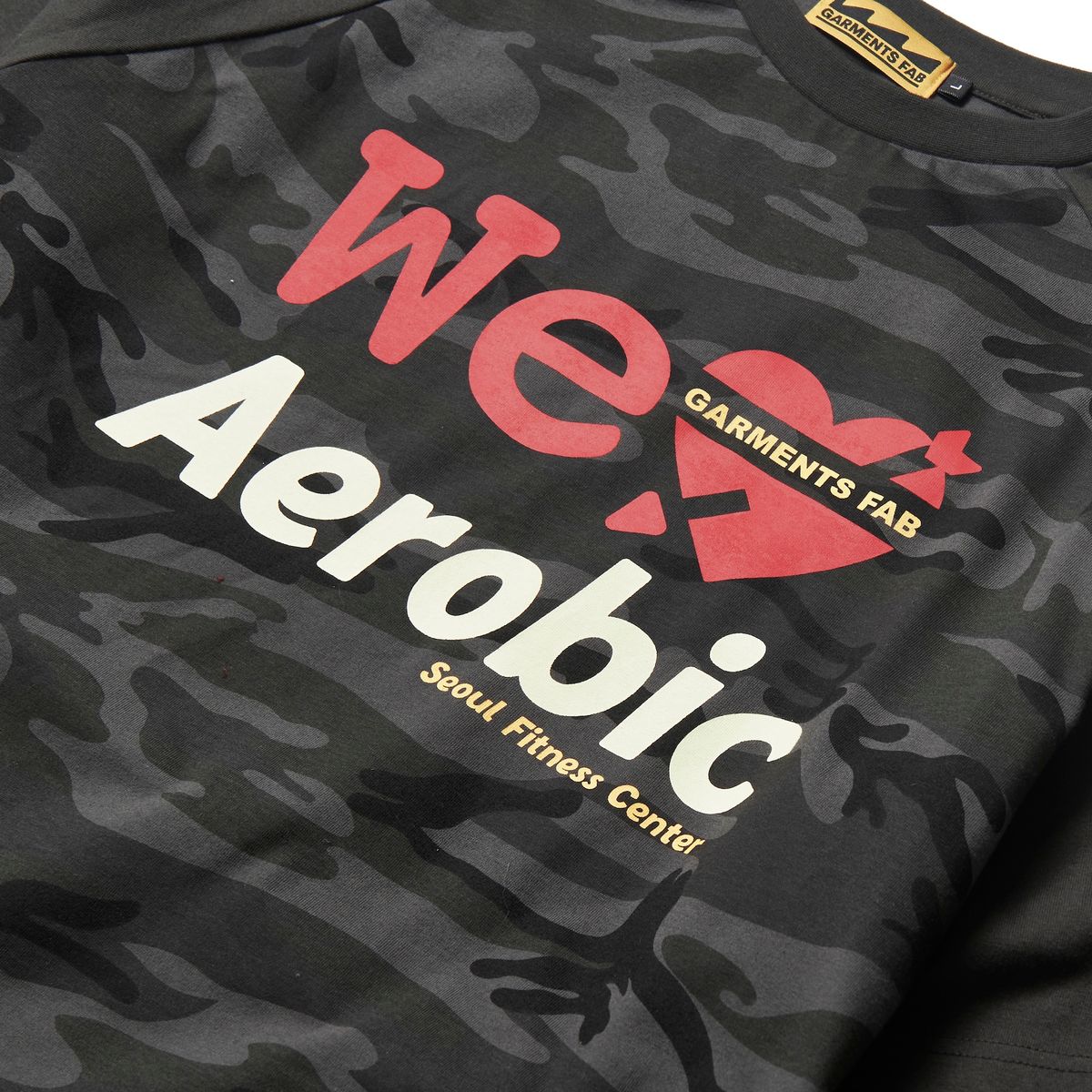 가먼츠팹(GARMENTS FAB) Camo Aerobic Layered Longsleeve (BLACK)