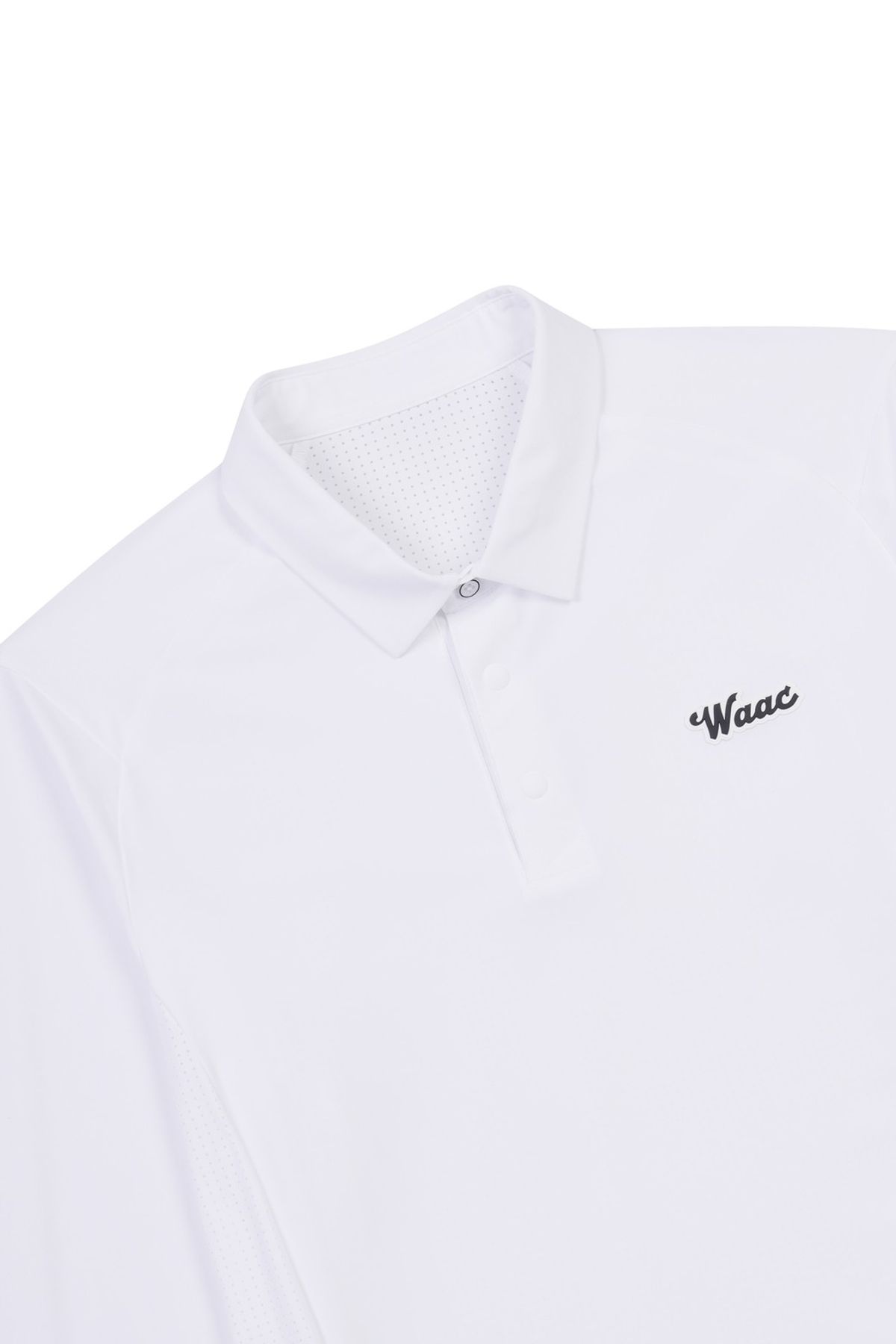 왁(WAAC) WAAC Men Logo Basic Cool LS Polo_WMTBM25203WHX