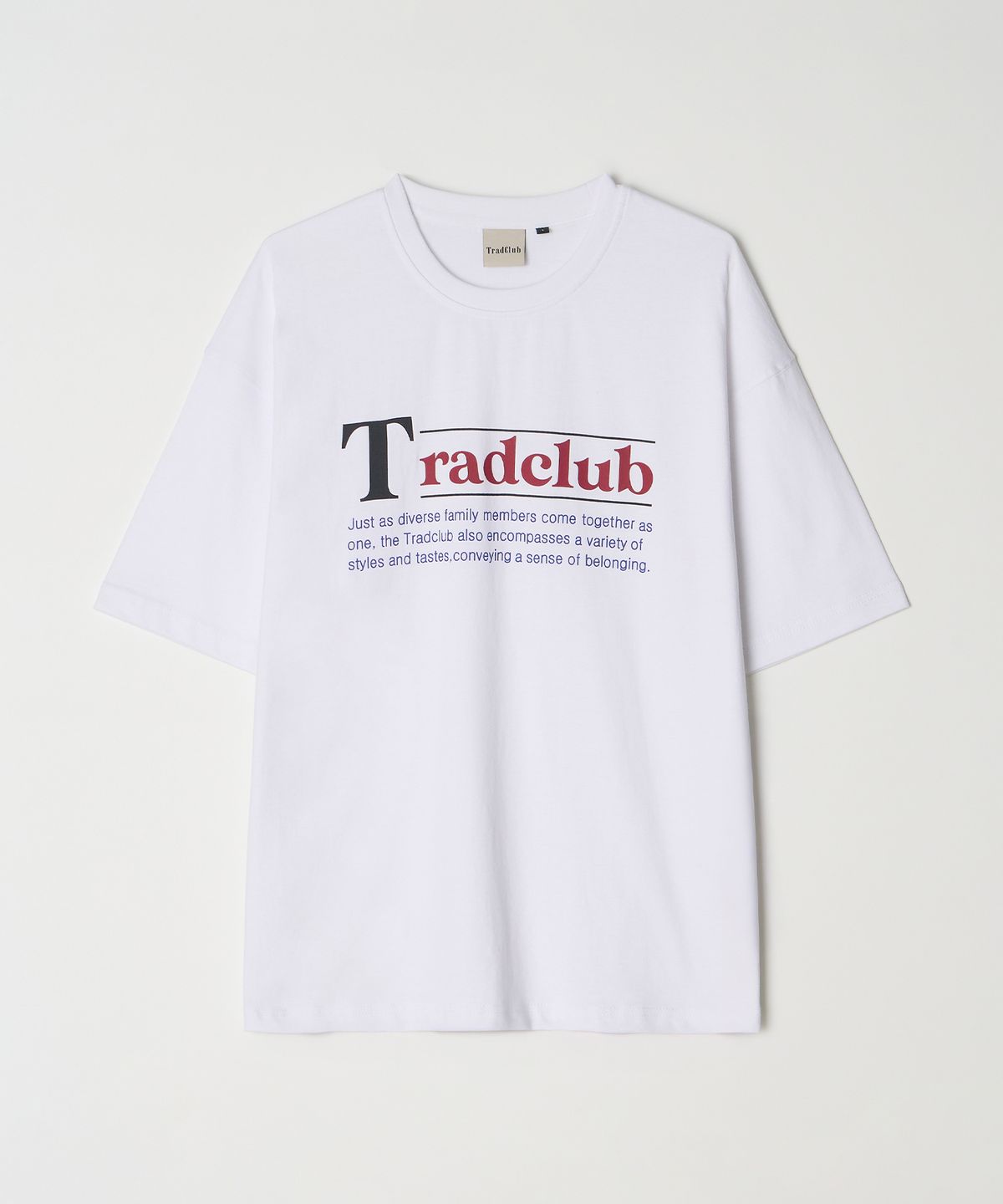 트래드클럽(TRADCLUB) 트래드클럽 레터링 반팔티 3컬러