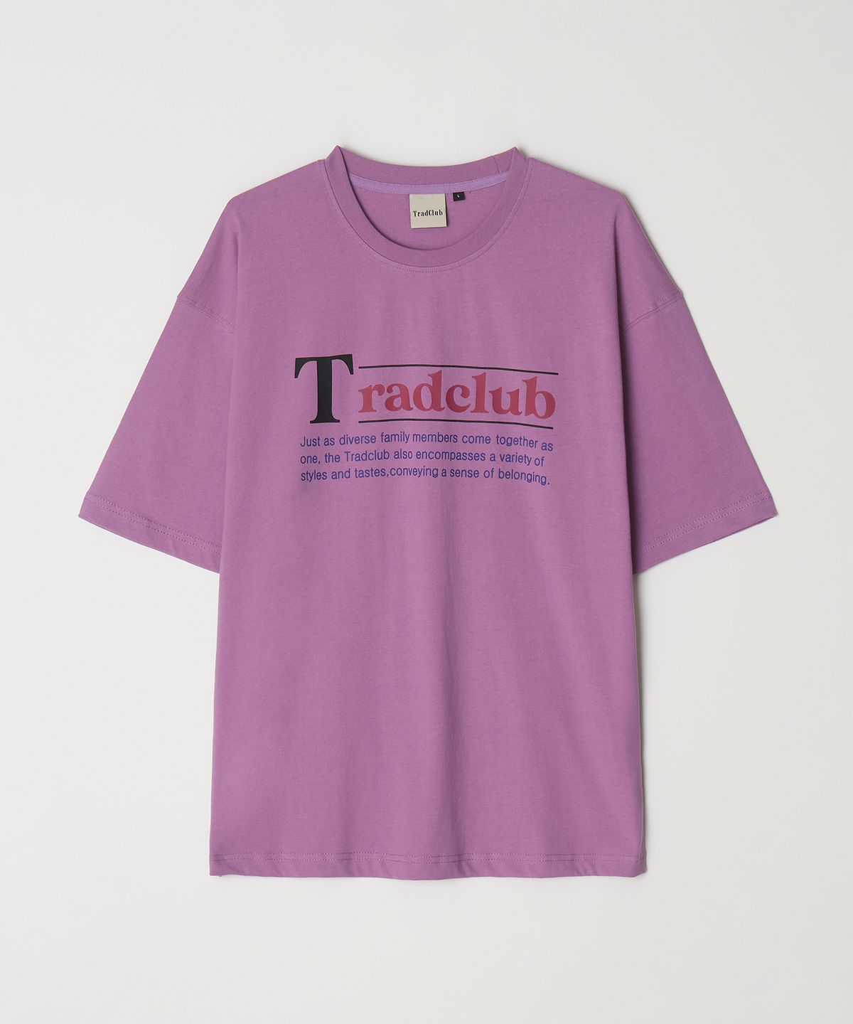트래드클럽(TRADCLUB) 트래드클럽 레터링 반팔티 3컬러