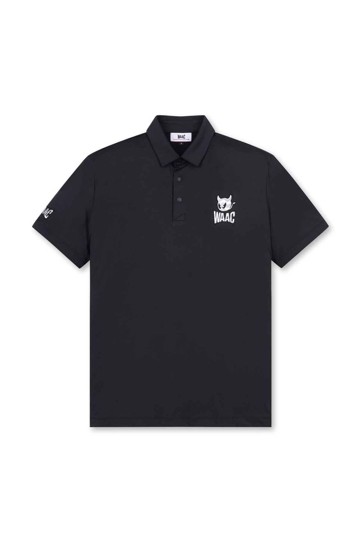 왁(WAAC) [Exclusive] PLAYER S EDITION Emblem SS Polo_WMTCM25902BKX
