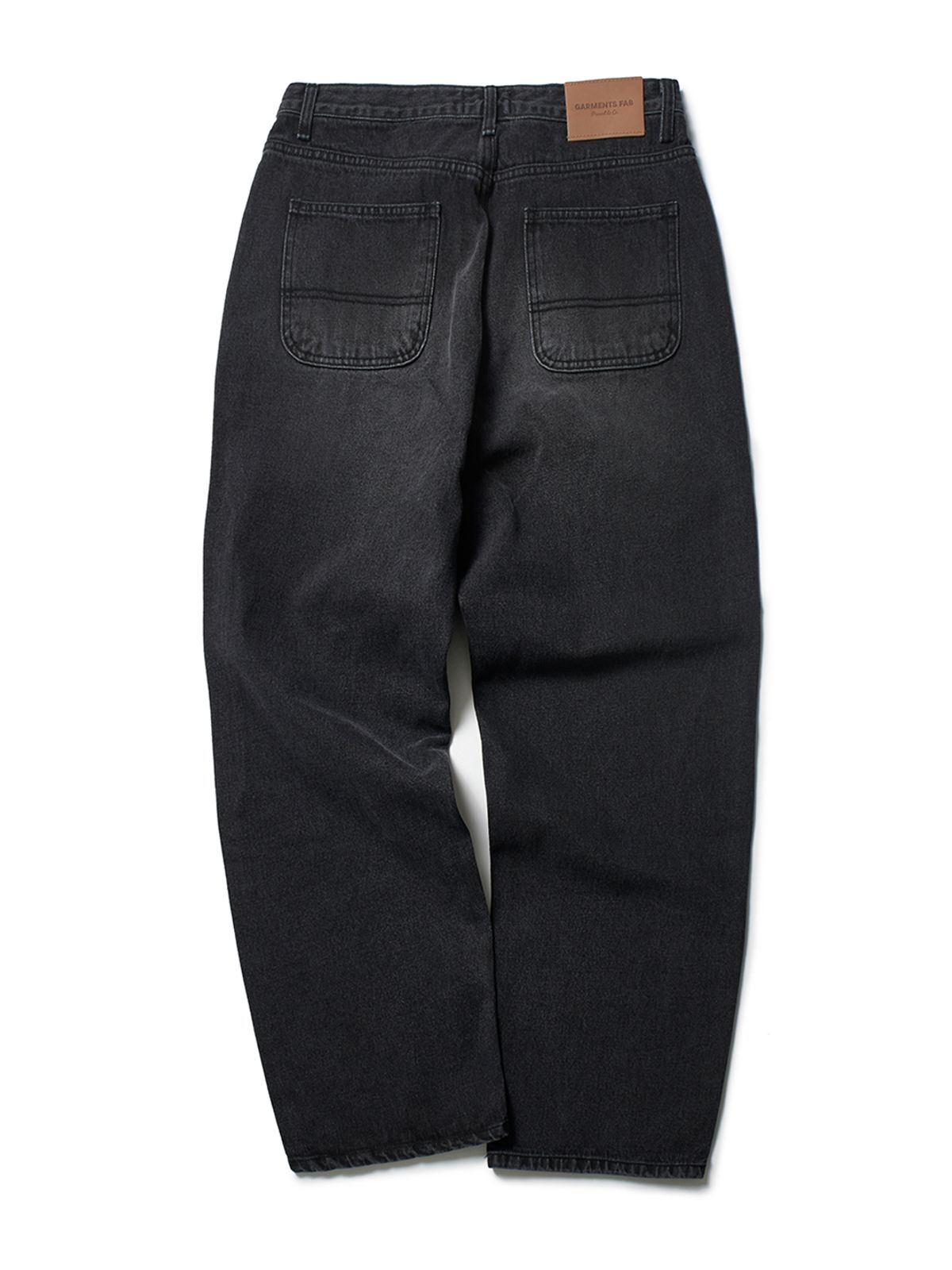 가먼츠팹(GARMENTS FAB) Cowboy EMB Denim Pants (BLACK)