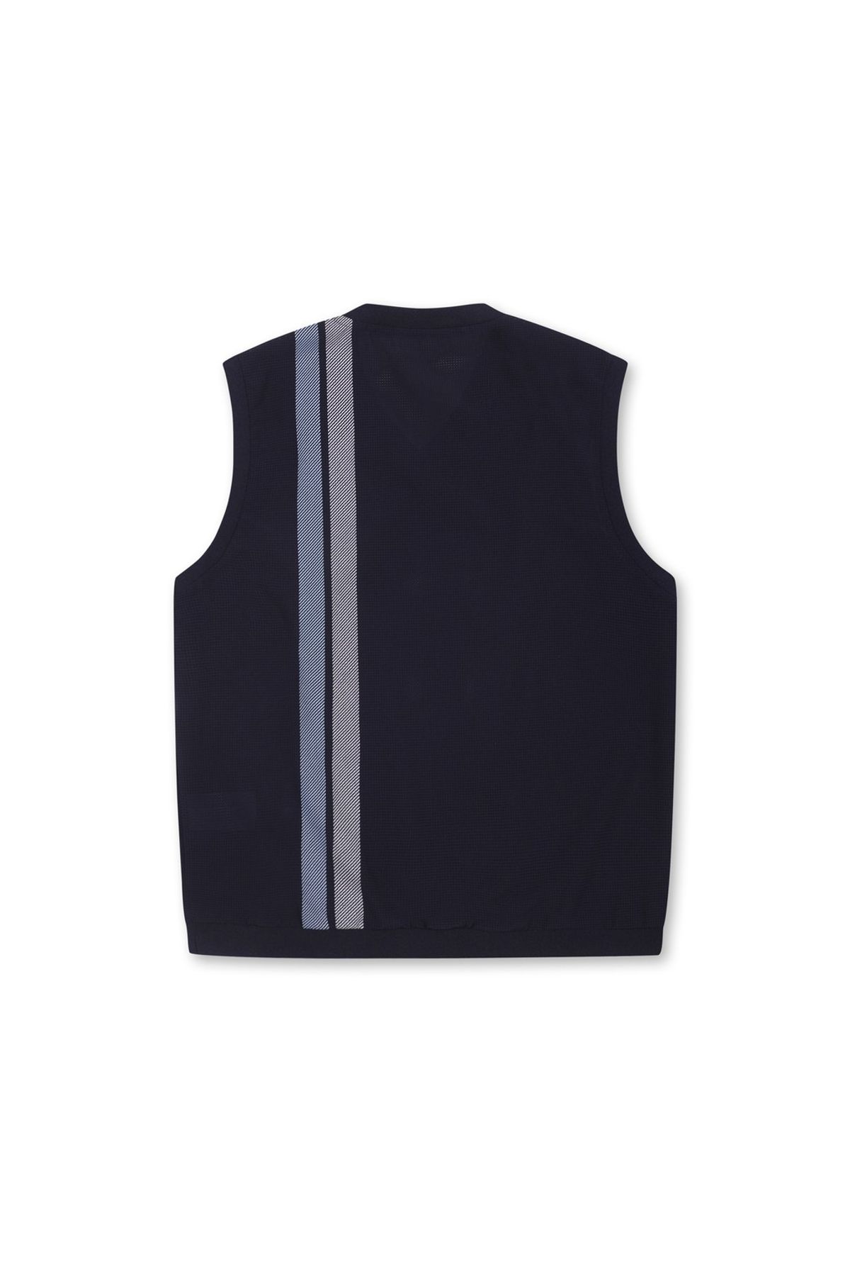 왁(WAAC) Men Vertical Stripe Woven Vest_WMVAM25250NYD