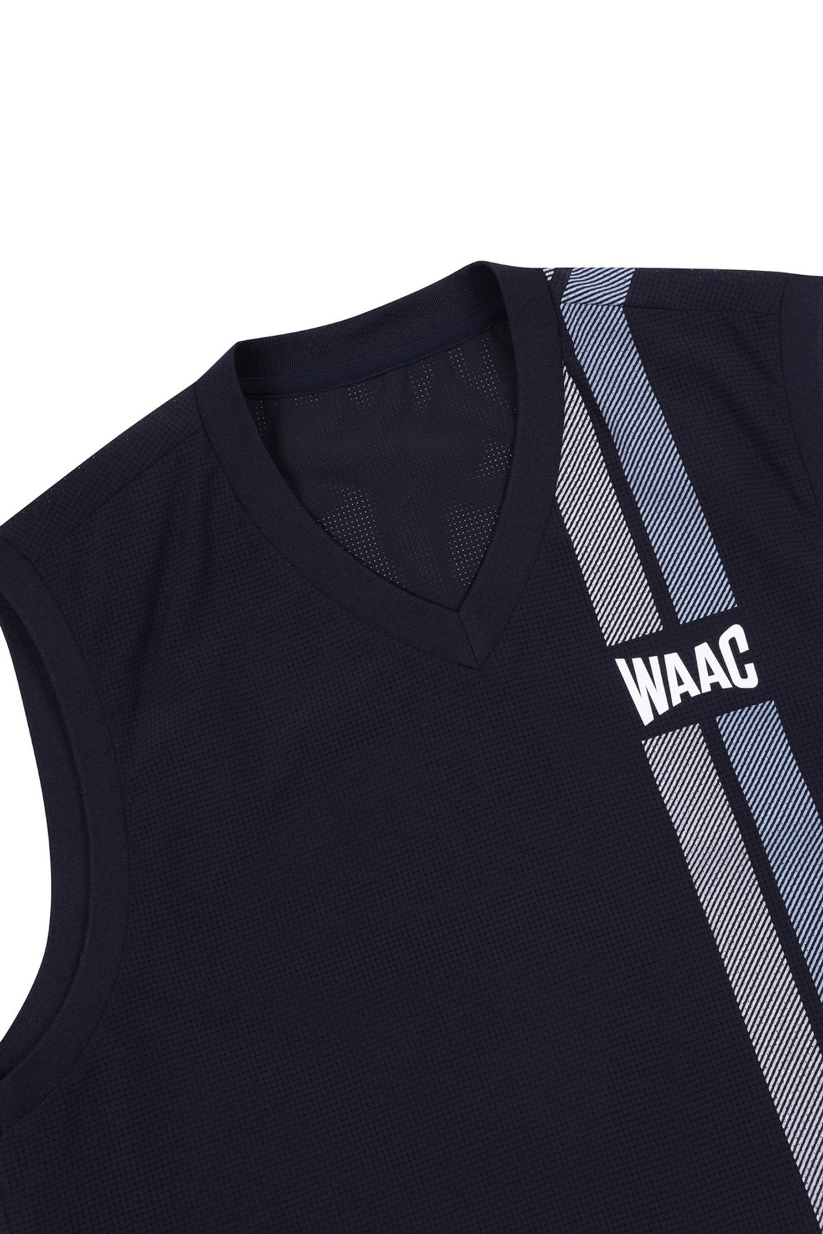왁(WAAC) Men Vertical Stripe Woven Vest_WMVAM25250NYD