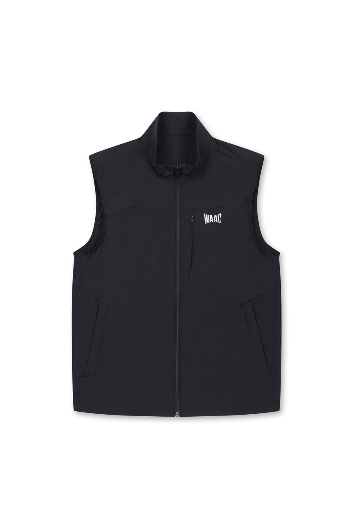 왁(WAAC) Men Players Full Zip Vest_WMVAM25200BKX