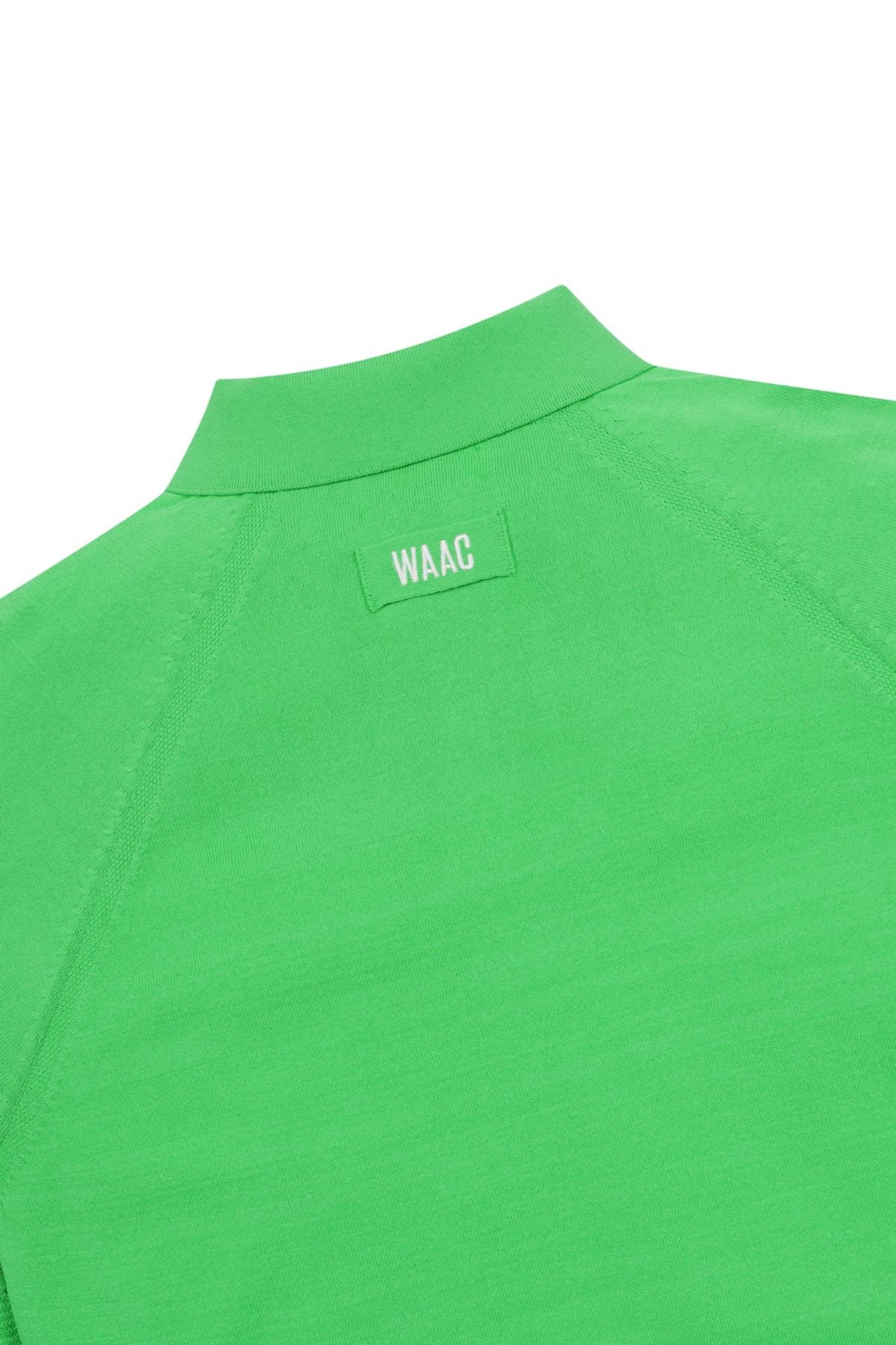 왁(WAAC) Men Semi Loose Knit Polo_WMWAM25203YGN