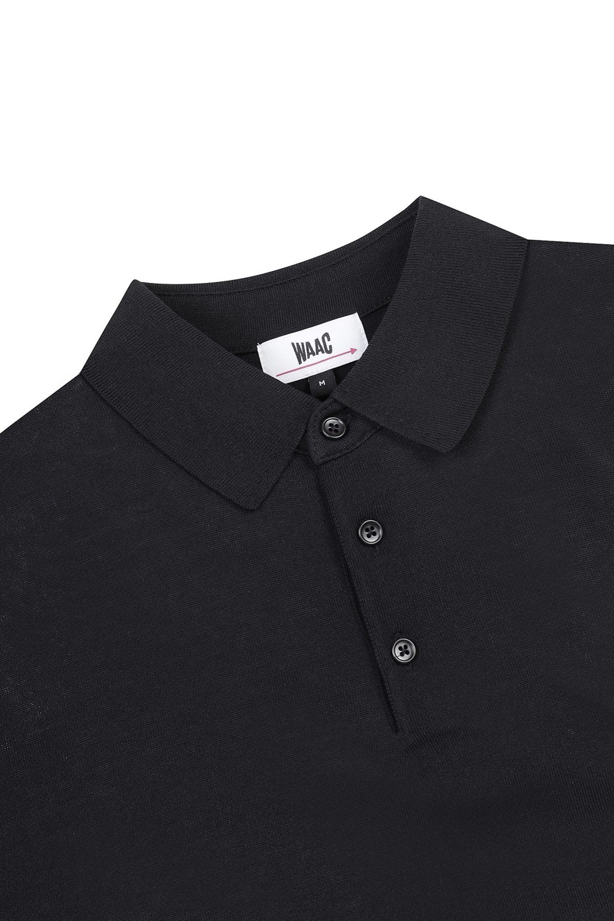 왁(WAAC) Men Essential Knit Polo_WMWAM25901BKX