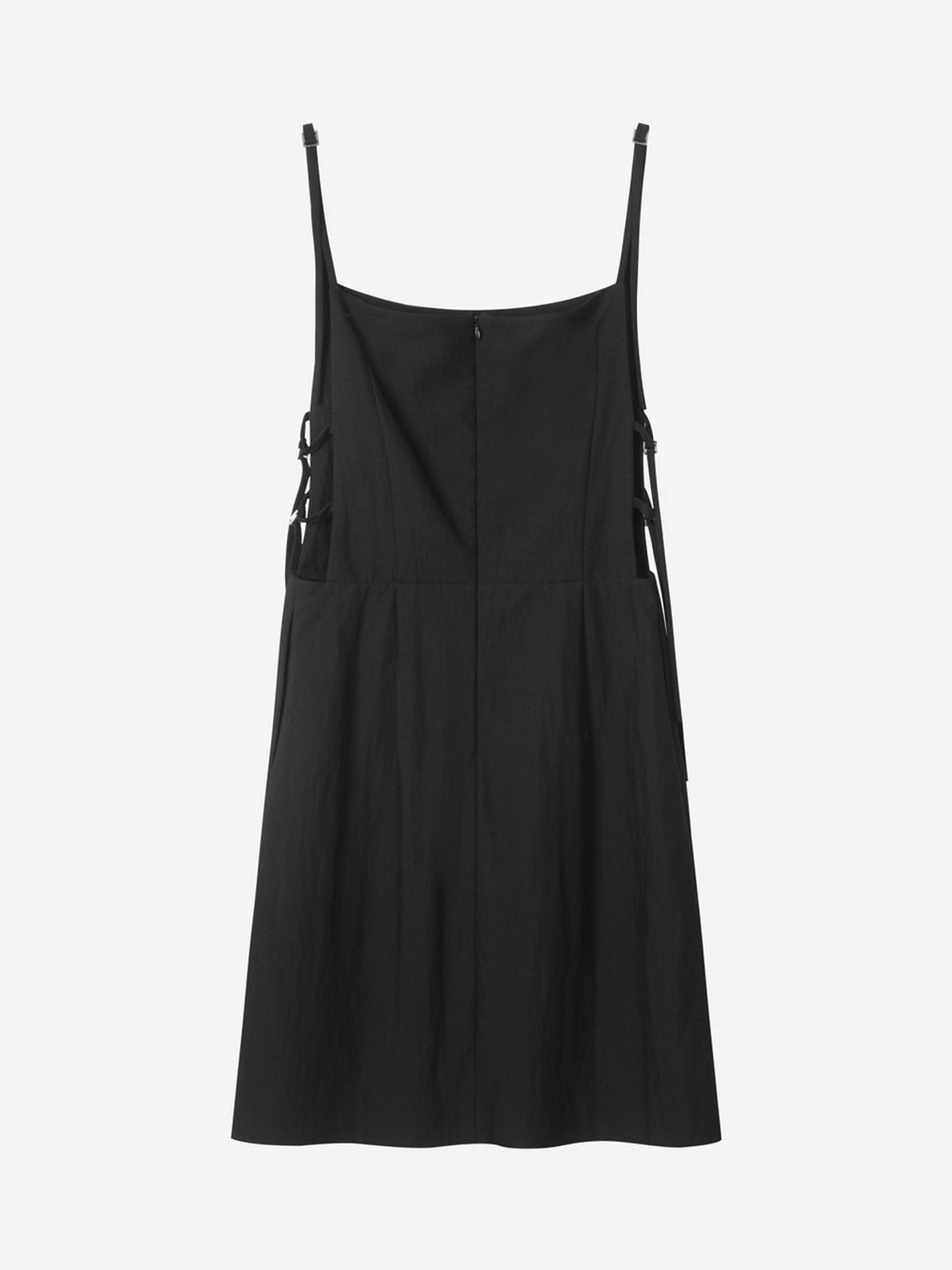 엘유브이엠(LUVM) SLEEVELESS SIDE OPEN DRESS_BLACK
