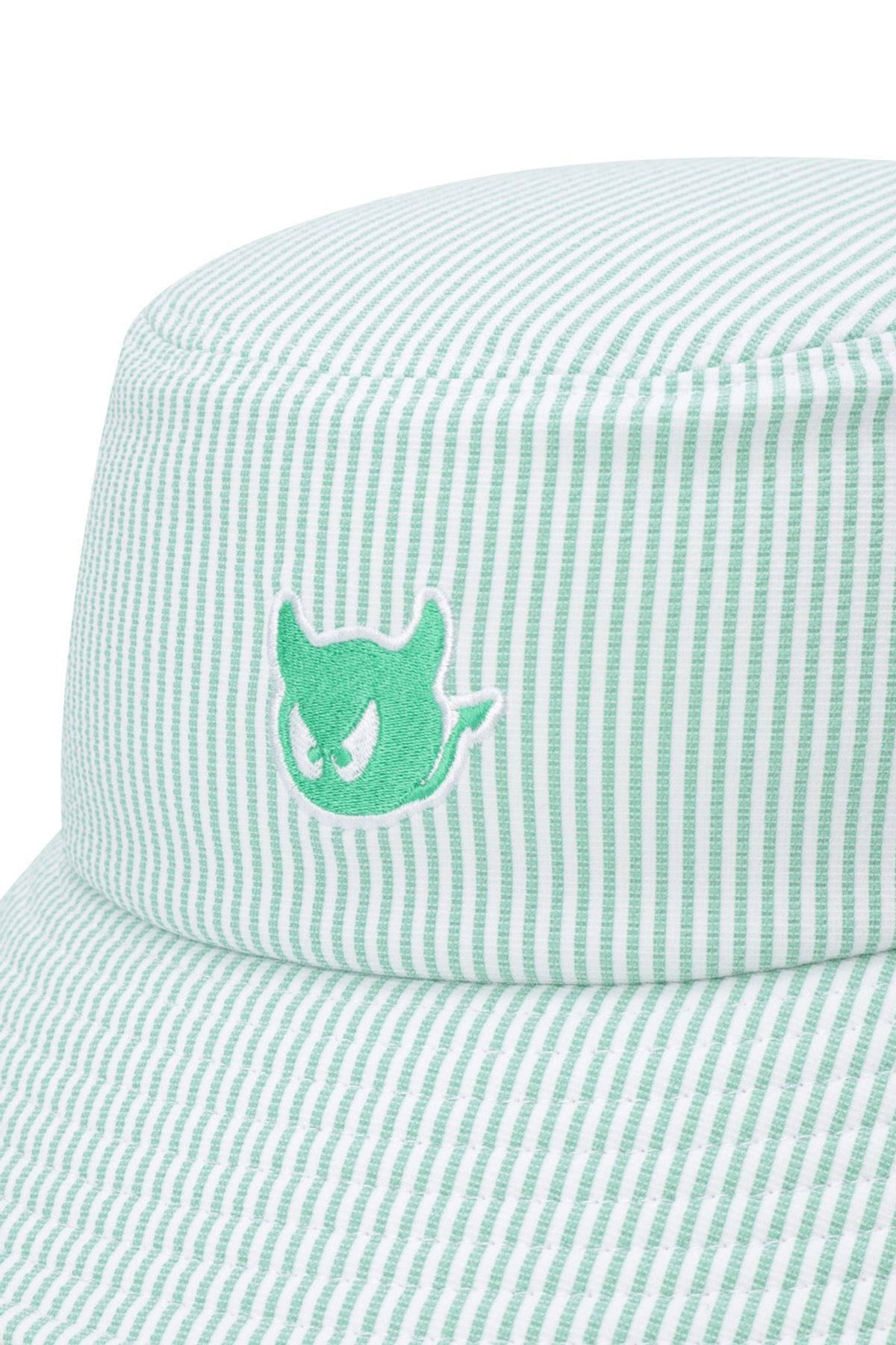 왁(WAAC) Women Seersucker Bucket Hat_WGRCX25903YGX
