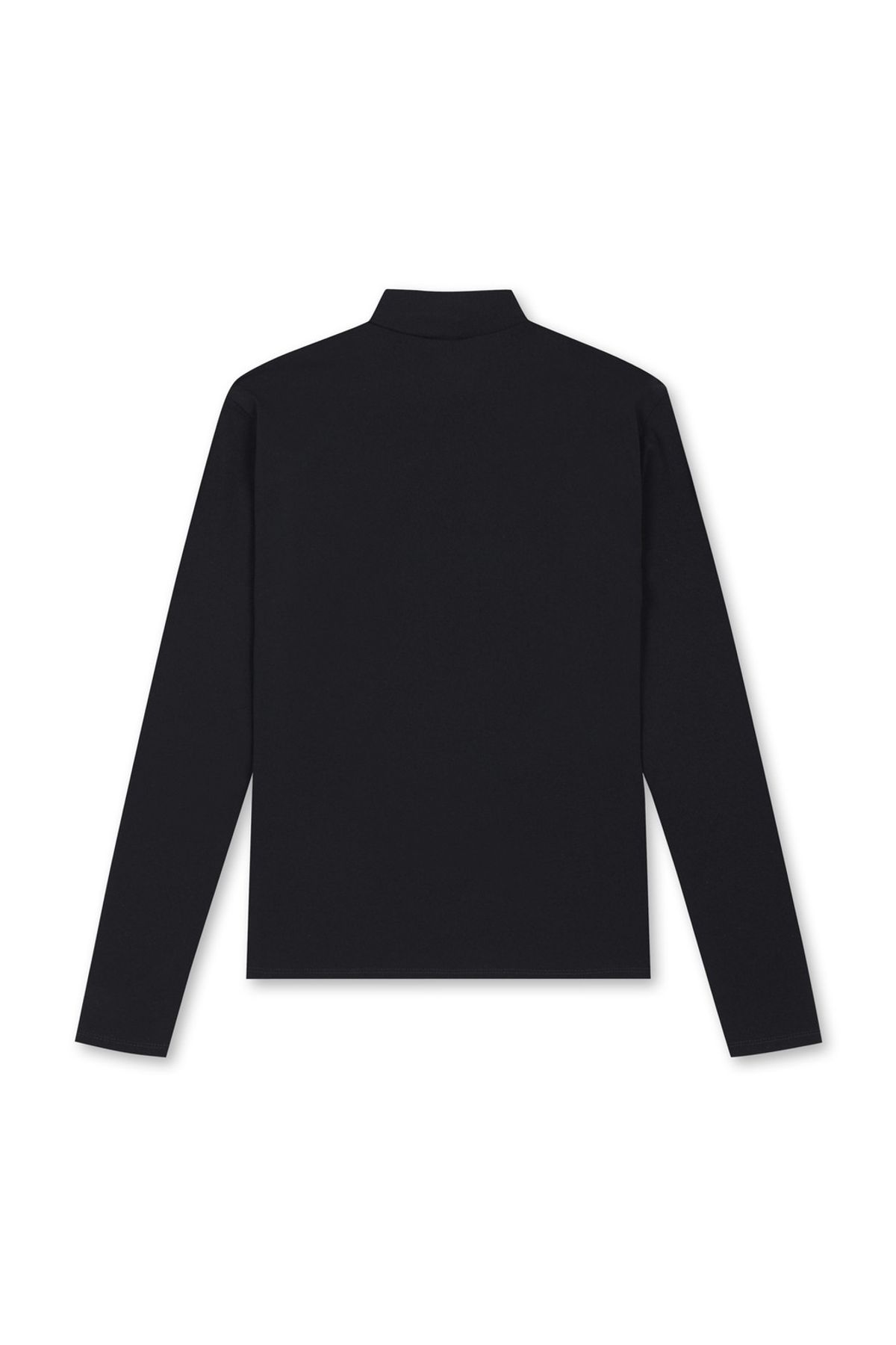 왁(WAAC) Women Dry touch Essential Highneck Top_WWTBM25201BKX