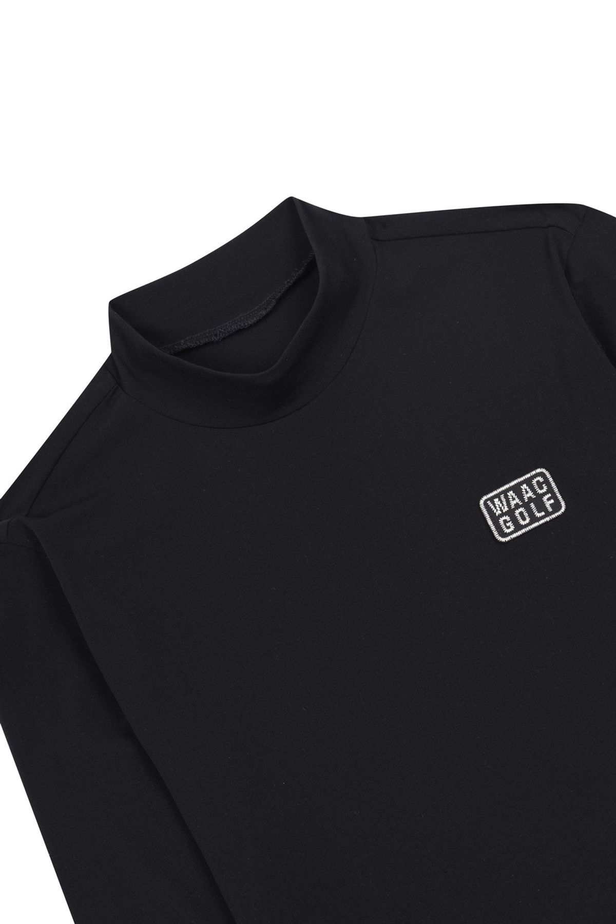 왁(WAAC) Women Dry touch Essential Highneck Top_WWTBM25201BKX