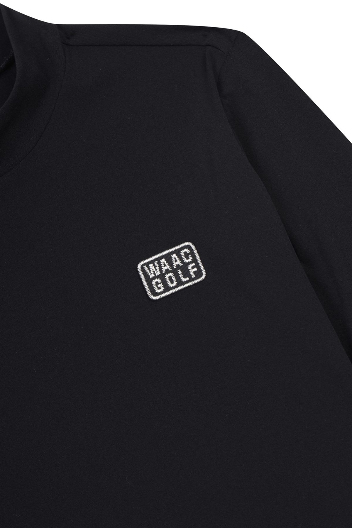 왁(WAAC) Women Dry touch Essential Highneck Top_WWTBM25201BKX