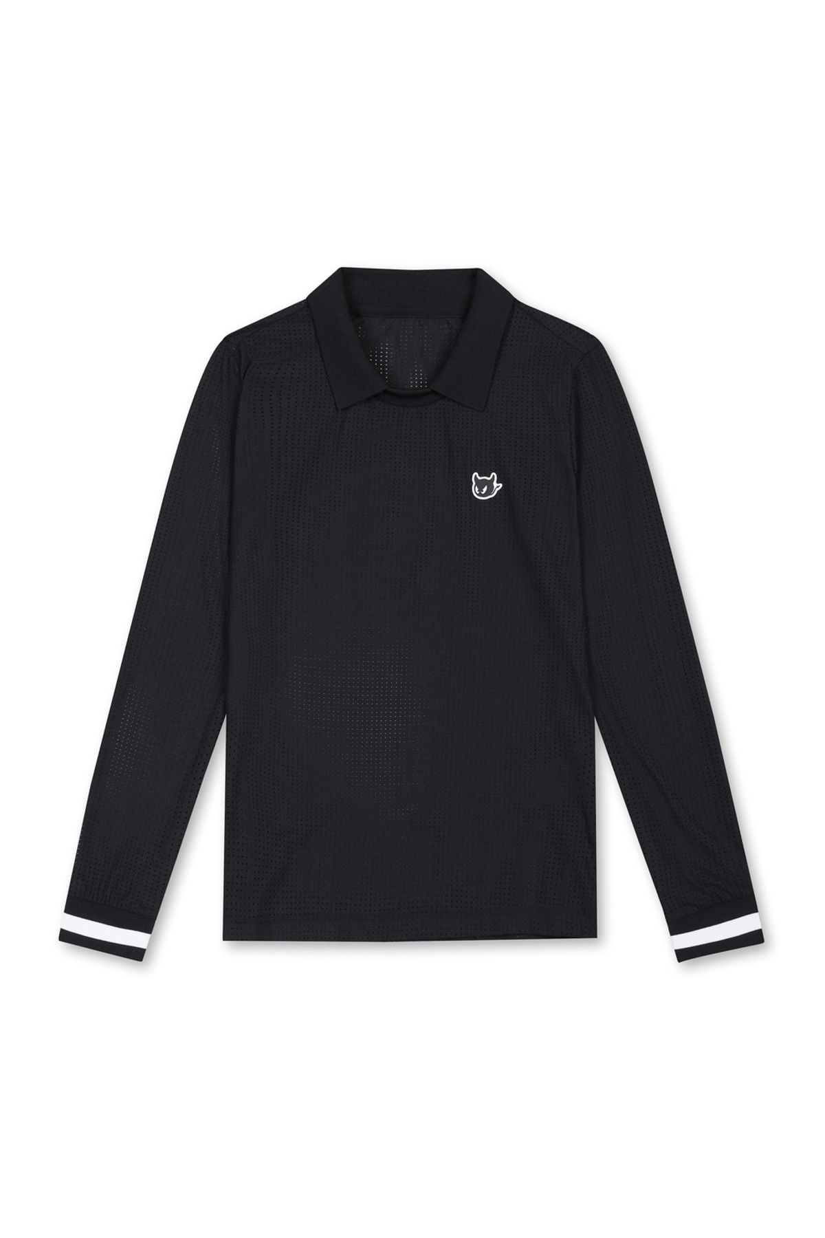 왁(WAAC) Women Cool Punching Double Rib Top_WWTBM25300BKX