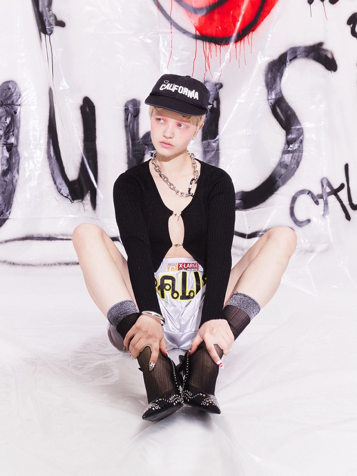 에즈이프 캘리(ASIF CALIE) CALIFORNIA BALL CAP BLACK