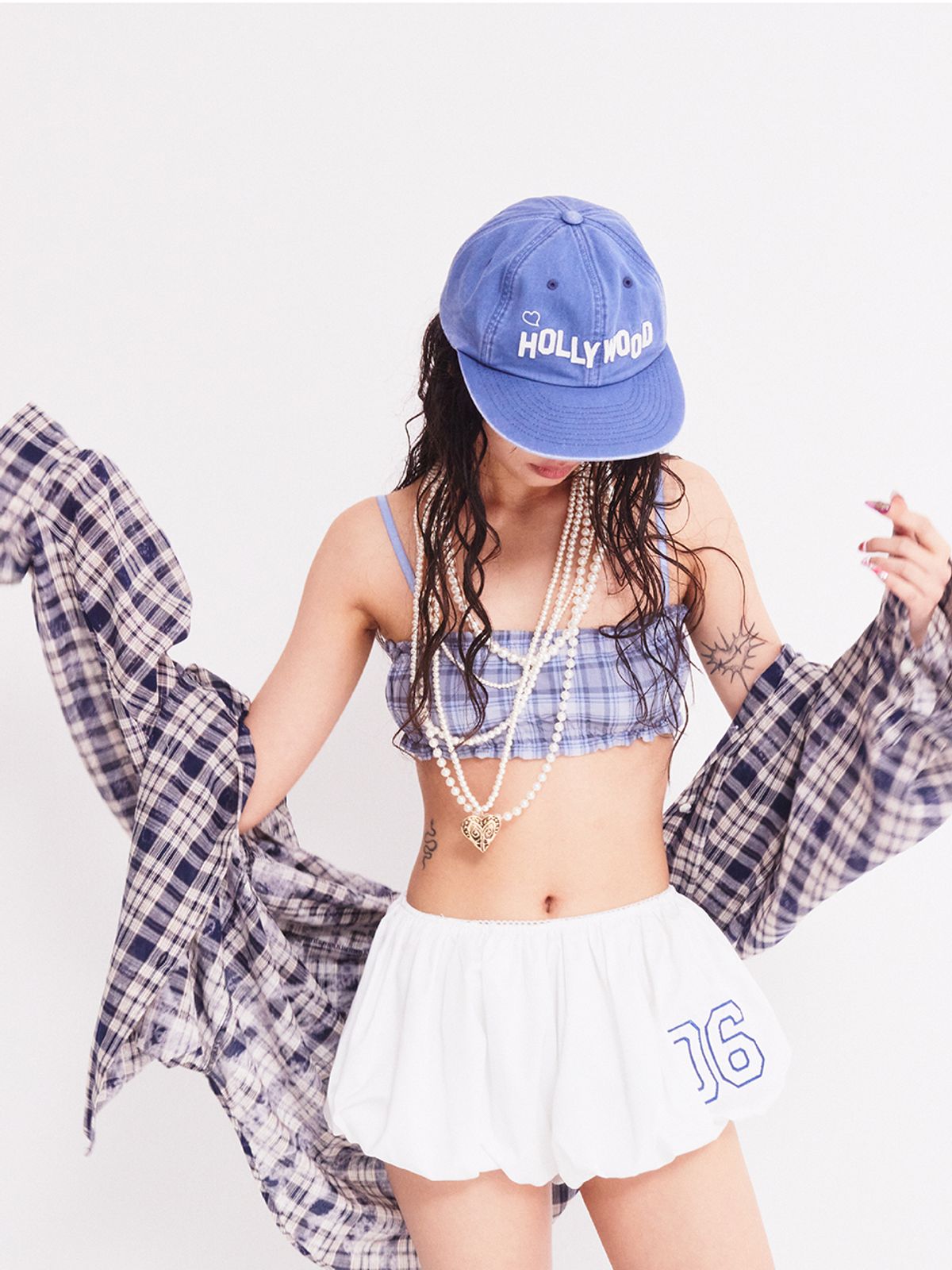 에즈이프 캘리(ASIF CALIE) HOLLYWOOD BALL CAP NAVY