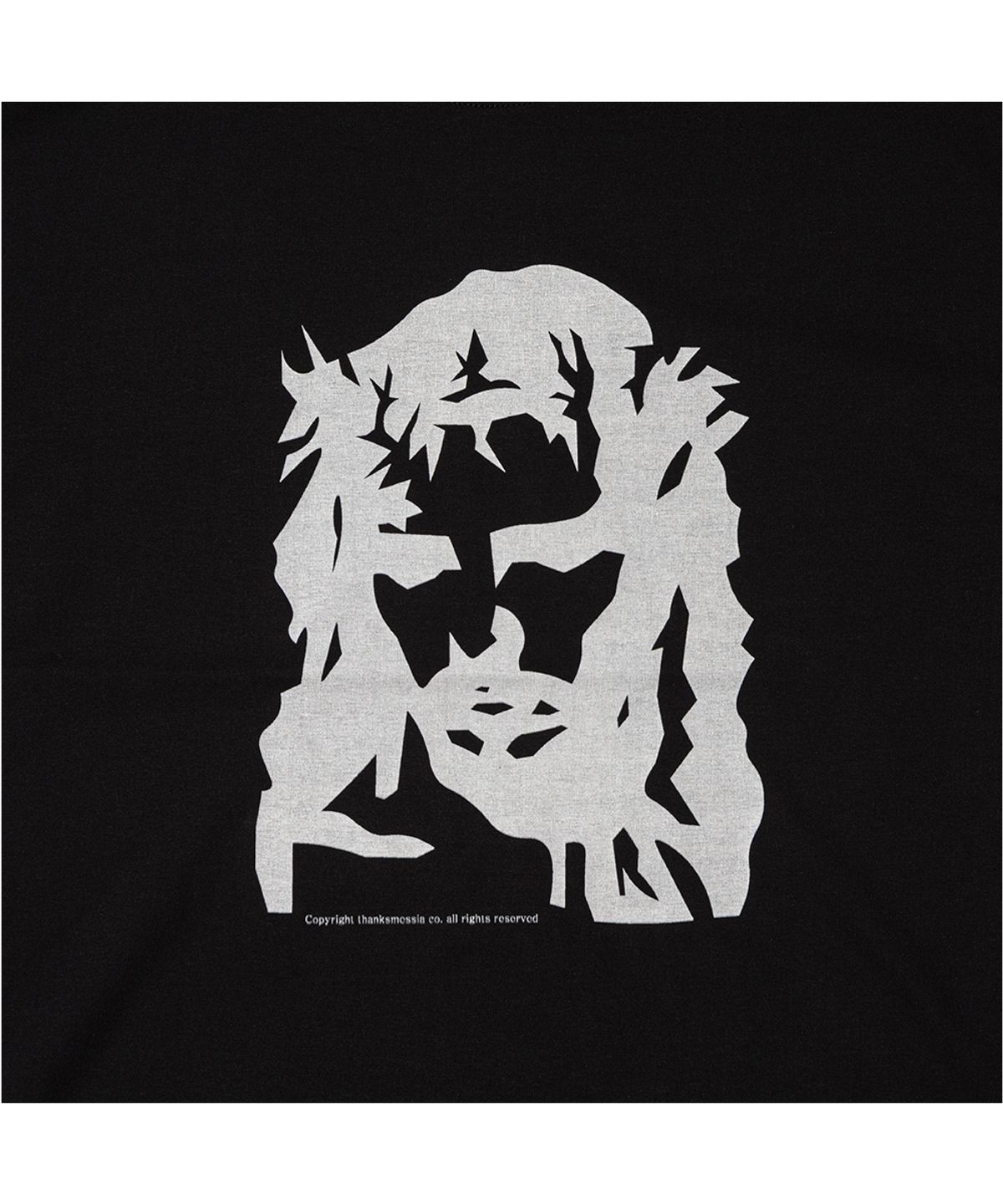 땡스메시아(THANKS MESSIA) ARCHIVE MESSIAH TSHIRT-BLACK