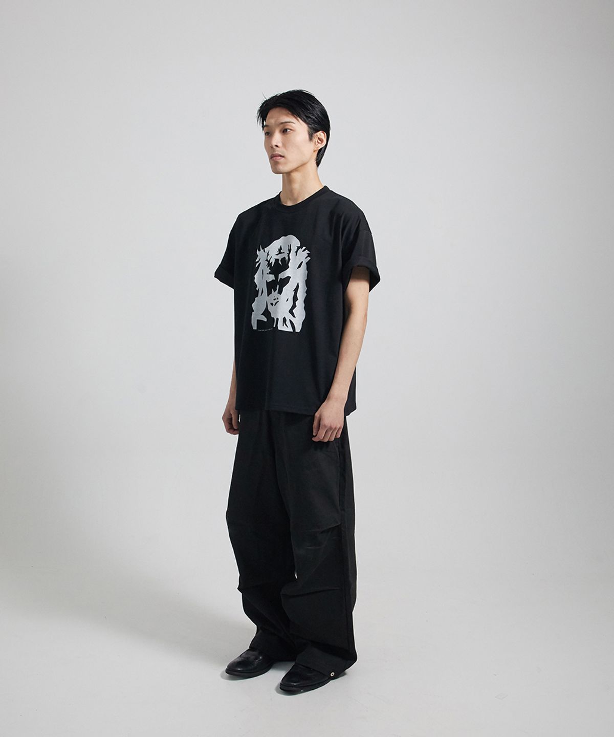땡스메시아(THANKS MESSIA) ARCHIVE MESSIAH TSHIRT-BLACK