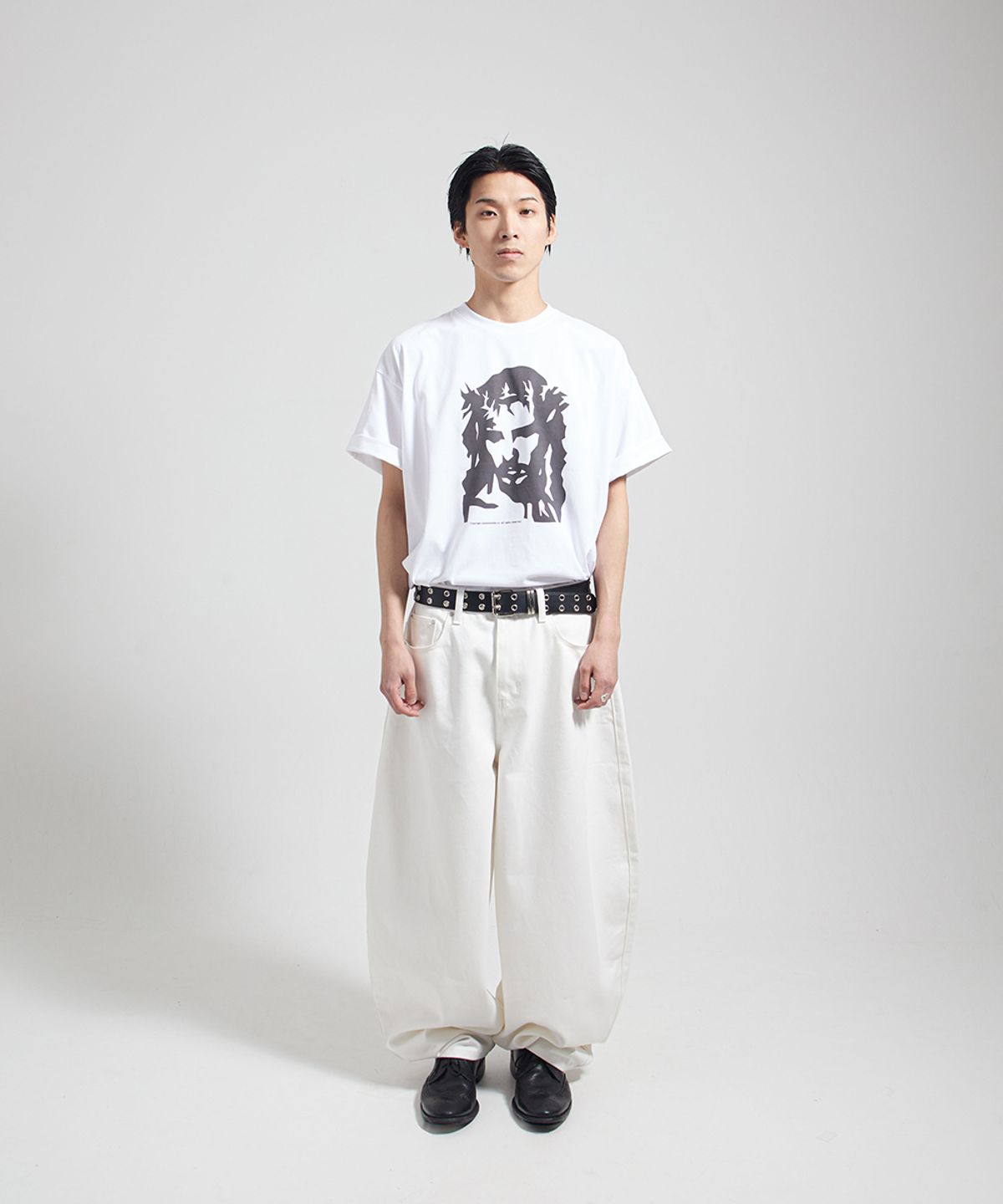 땡스메시아(THANKS MESSIA) ARCHIVE MESSIAH TSHIRT-WHITE