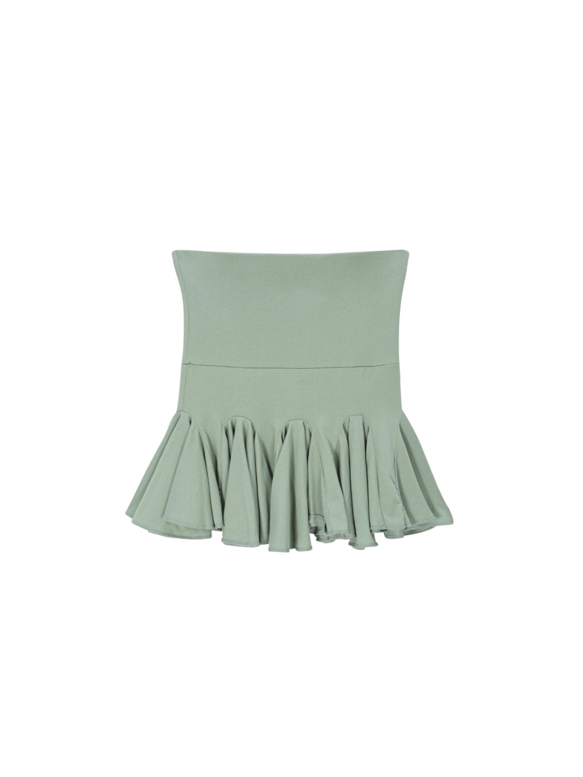 에즈이프 캘리(ASIF CALIE) HEART MEDAL 2WAY HOOL SKIRT KHAKI