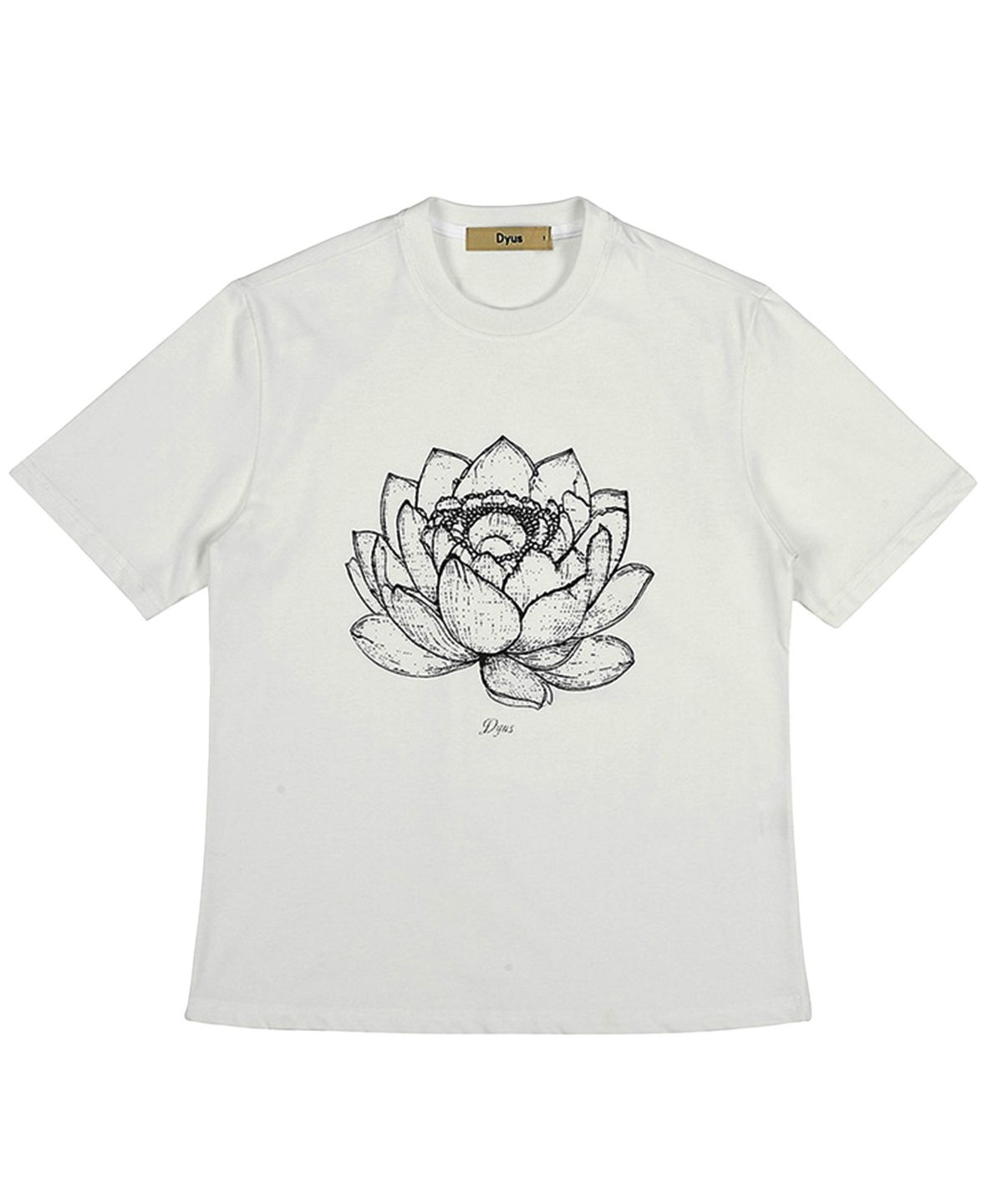 다이어스(DYUS) Lotus T-shirt Ivory