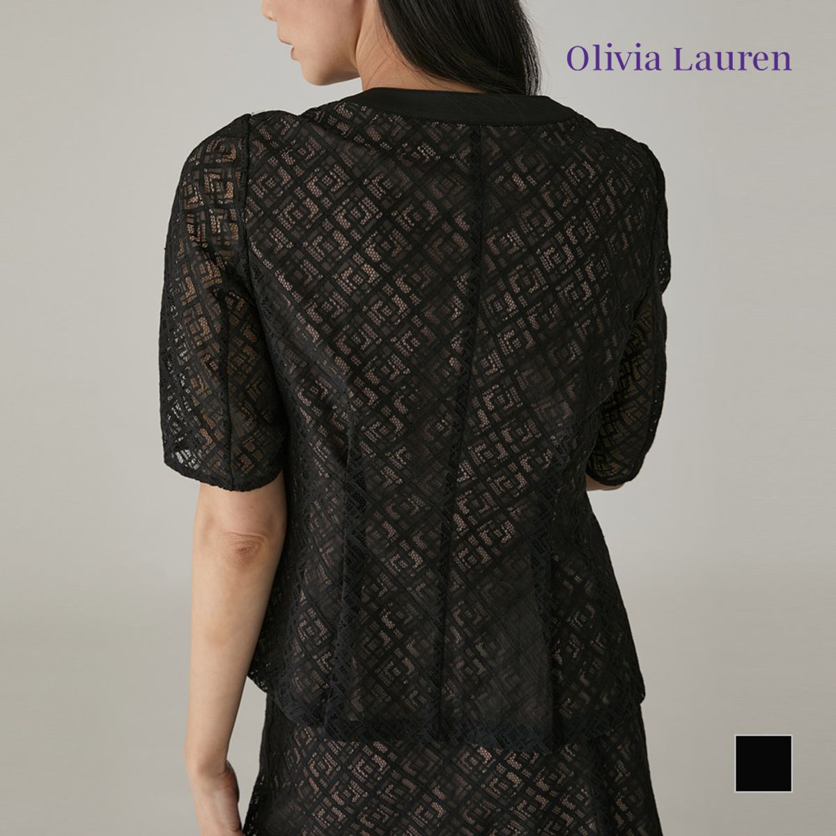 올리비아로렌(OLIVIALAUREN) 페미닌 레이스 자켓_VOCFUXM4471