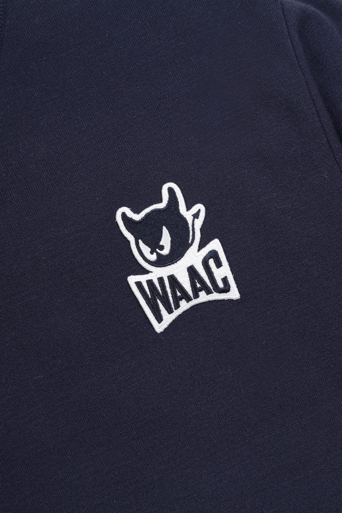 왁(WAAC) Women Athletic Soft Feel Crewneck Sweater_WTWAM25401NYD