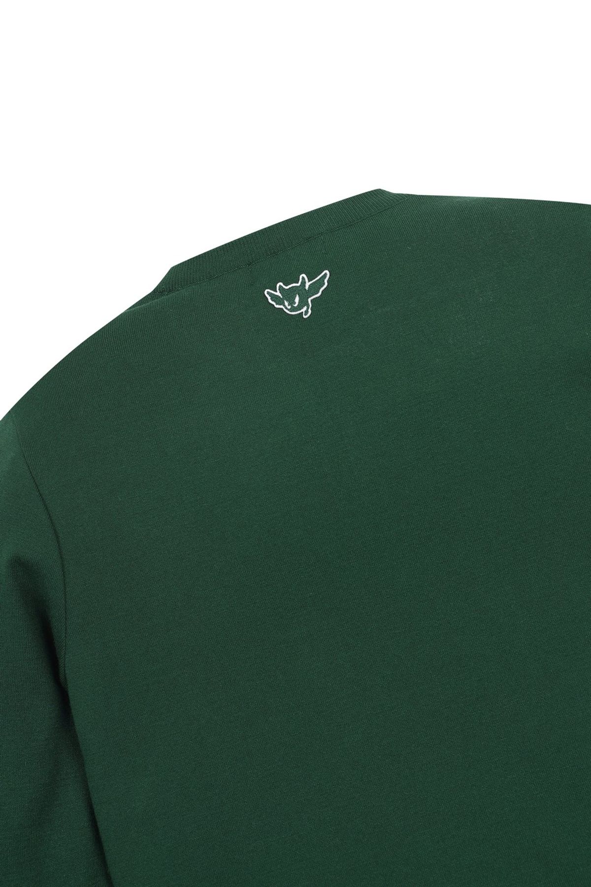 왁(WAAC) Women Athletic Slogan Sweater_WLWAM25403GRX