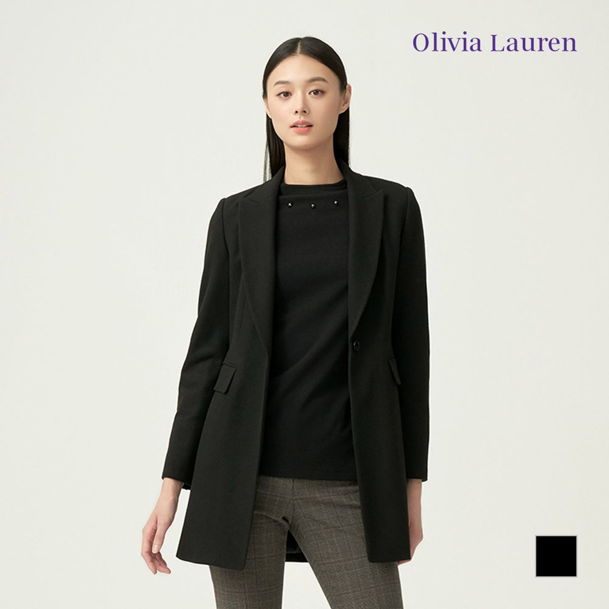 올리비아로렌(OLIVIALAUREN) 사계절 롱자켓_VOBFUXX9311