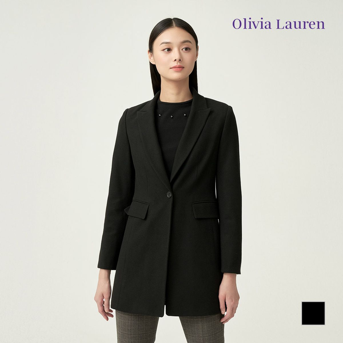 올리비아로렌(OLIVIALAUREN) 사계절 롱자켓_VOBFUXX9311
