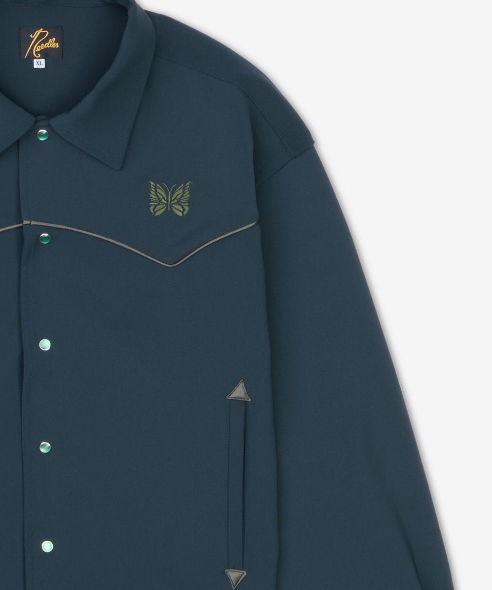 MUSINSA | NEEDLES Piping Cowboy Jacket - Green / QV217GREEN