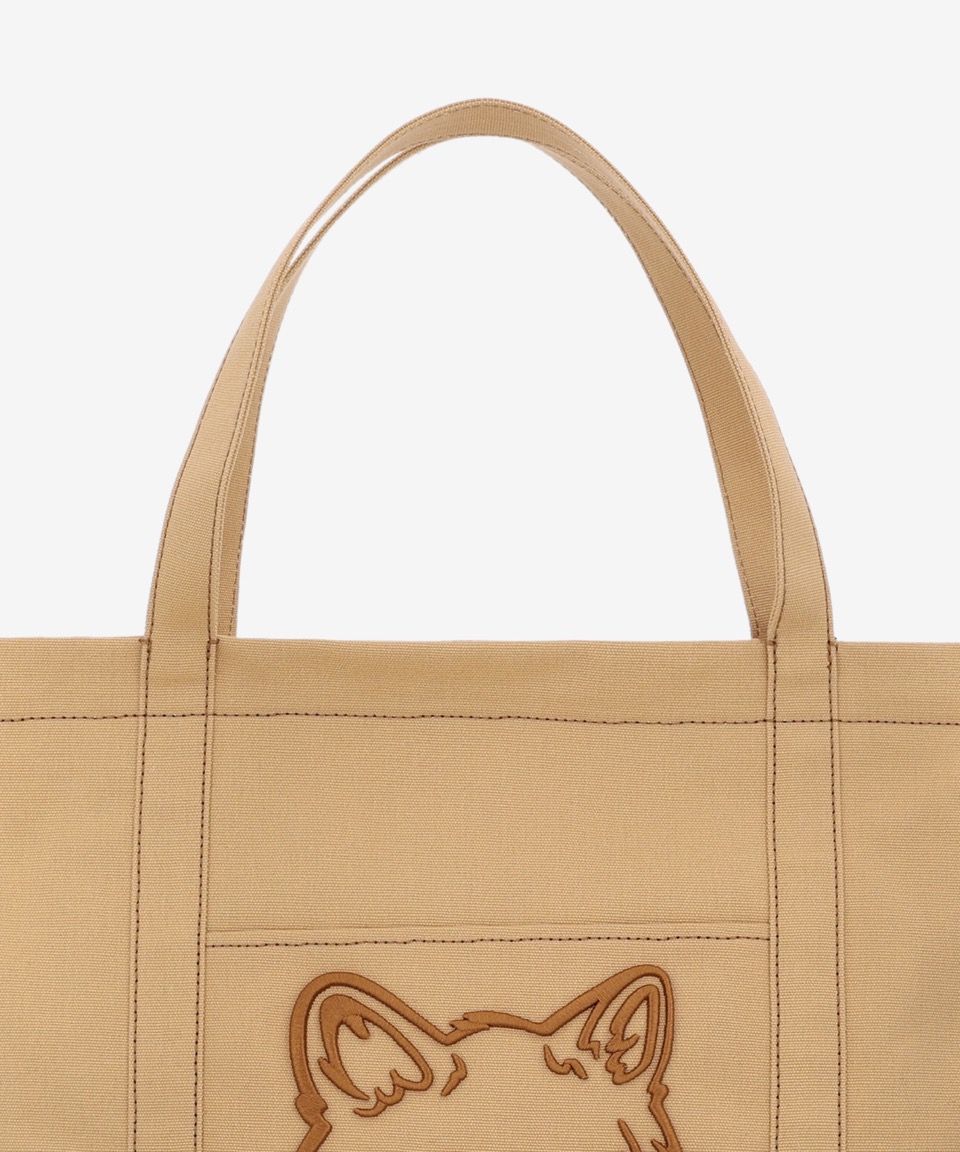 MUSINSA公式 | MAISON KITSUNE フォックスヘッド ラージトートバッグ
