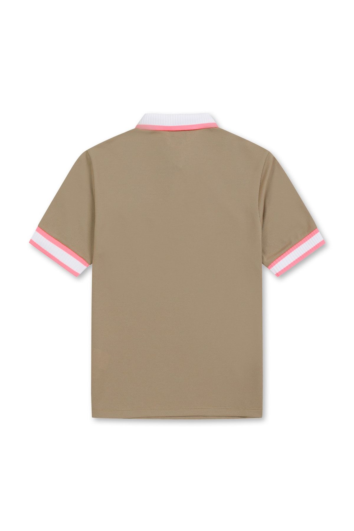 왁(WAAC) Women Knit Rib Loose Fit SS Polo_WWTCM25211BEX