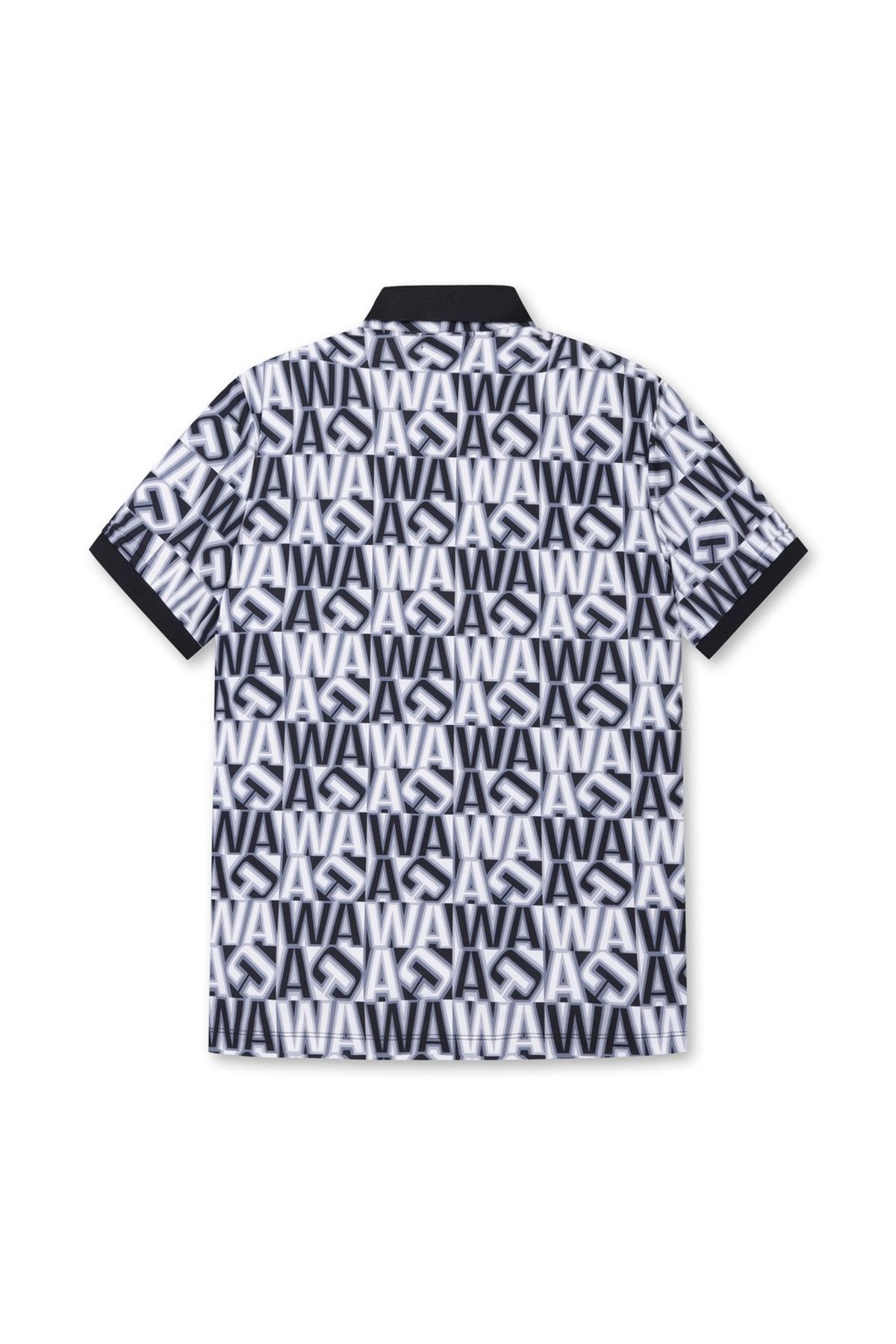 왁(WAAC) Men Squared WAAC SS Polo_WMTCM25215BKX