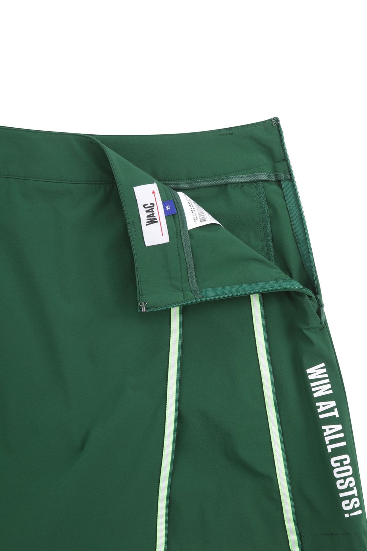 왁(WAAC) Women Athletic Double Wrap Layer Shorts_WLPNM25404GRX