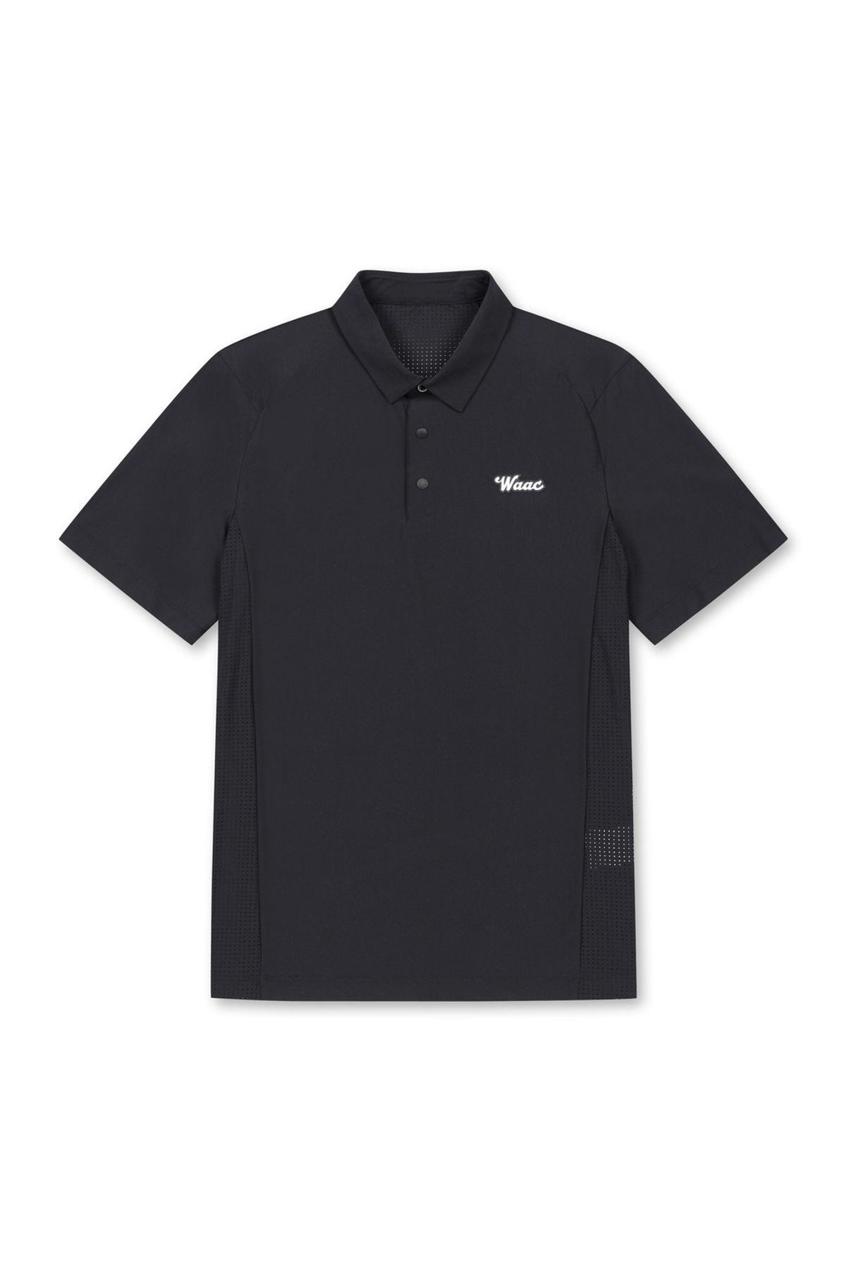 왁(WAAC) Men WAAC Logo Basic Cool SS Polo_WMTCM25212BKX