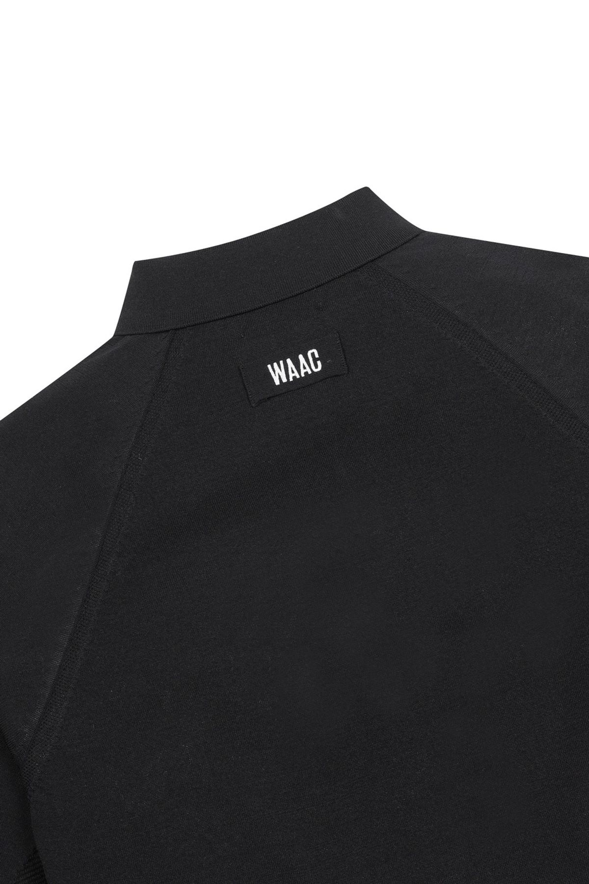 왁(WAAC) Men Semi Loose Knit Polo_WMWAM25203BKX