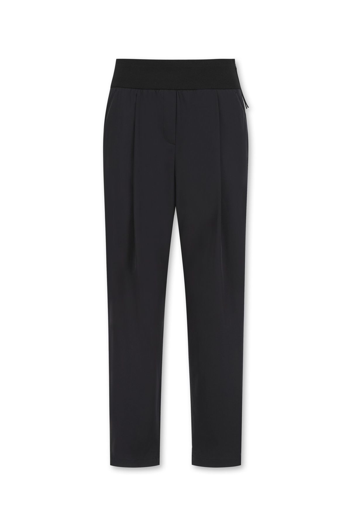 왁(WAAC) Women Easy Tapered pants_WWPNM25221BKX