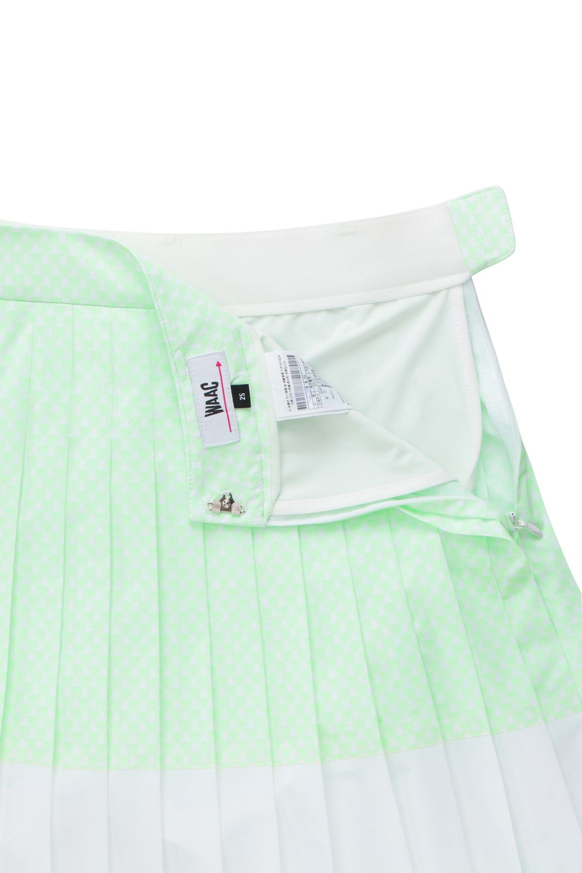 왁(WAAC) Women Pattern Pleats Skort_WWKCM25205YGX
