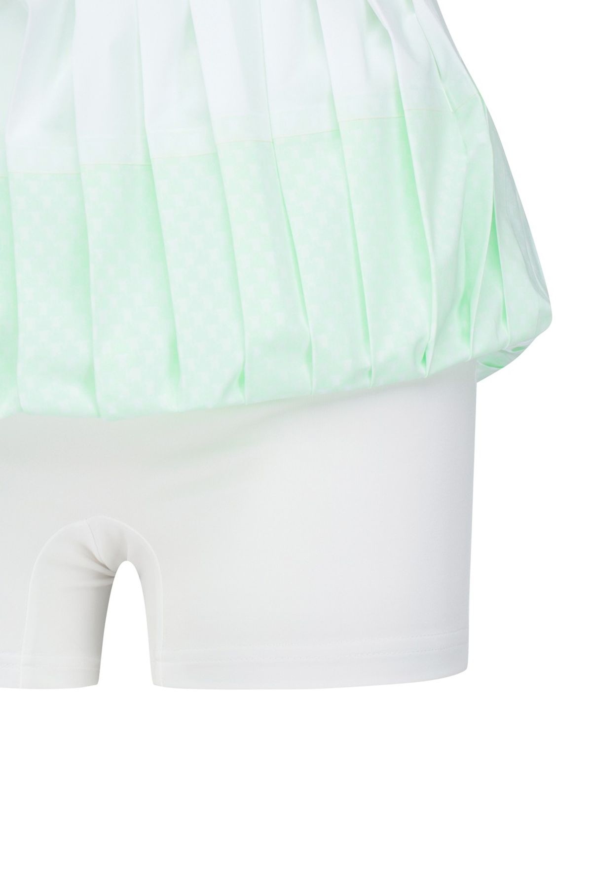 왁(WAAC) Women Pattern Pleats Skort_WWKCM25205YGX