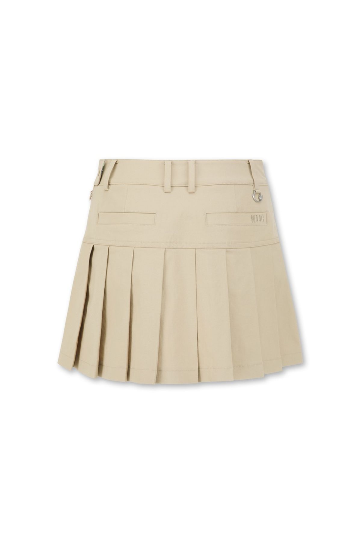 왁(WAAC) Women Button Pleats Skort_WWKCM25302BEX