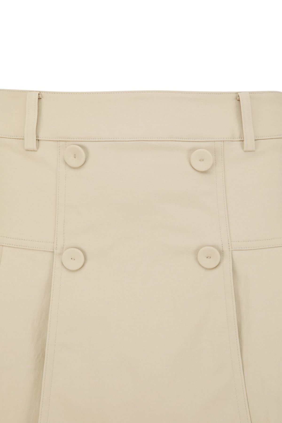 왁(WAAC) Women Button Pleats Skort_WWKCM25302BEX