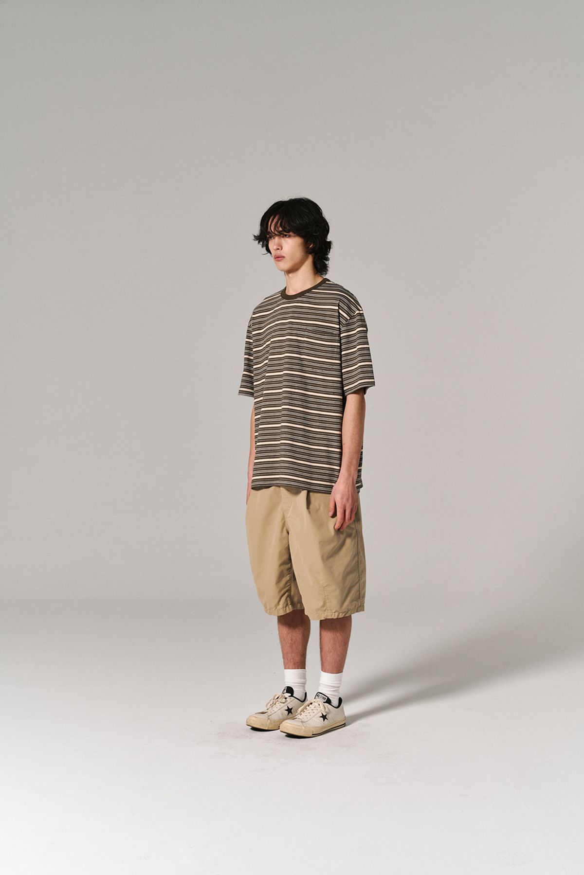 히즈핸더(HISHANDER) MULTI S/S TEE OLIVE