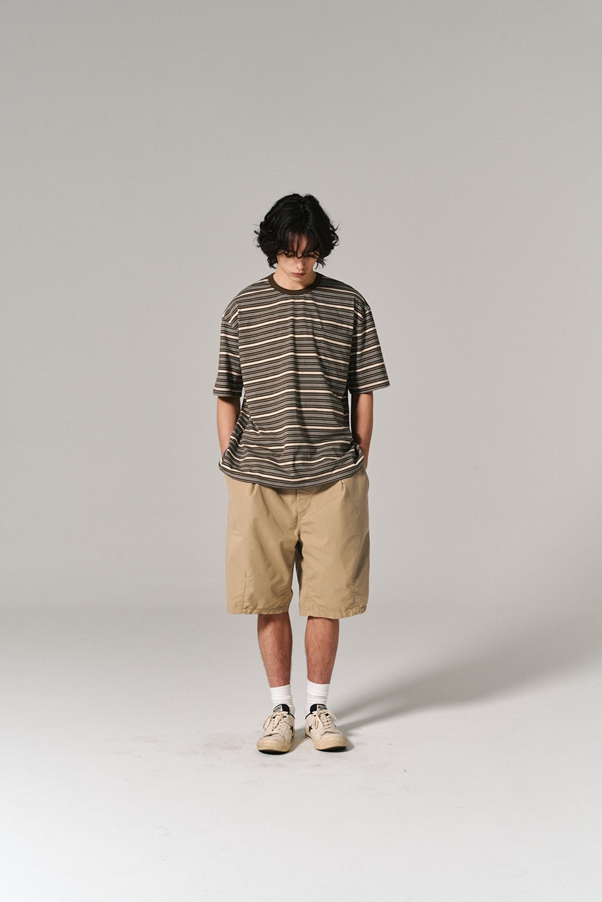 히즈핸더(HISHANDER) MULTI S/S TEE OLIVE