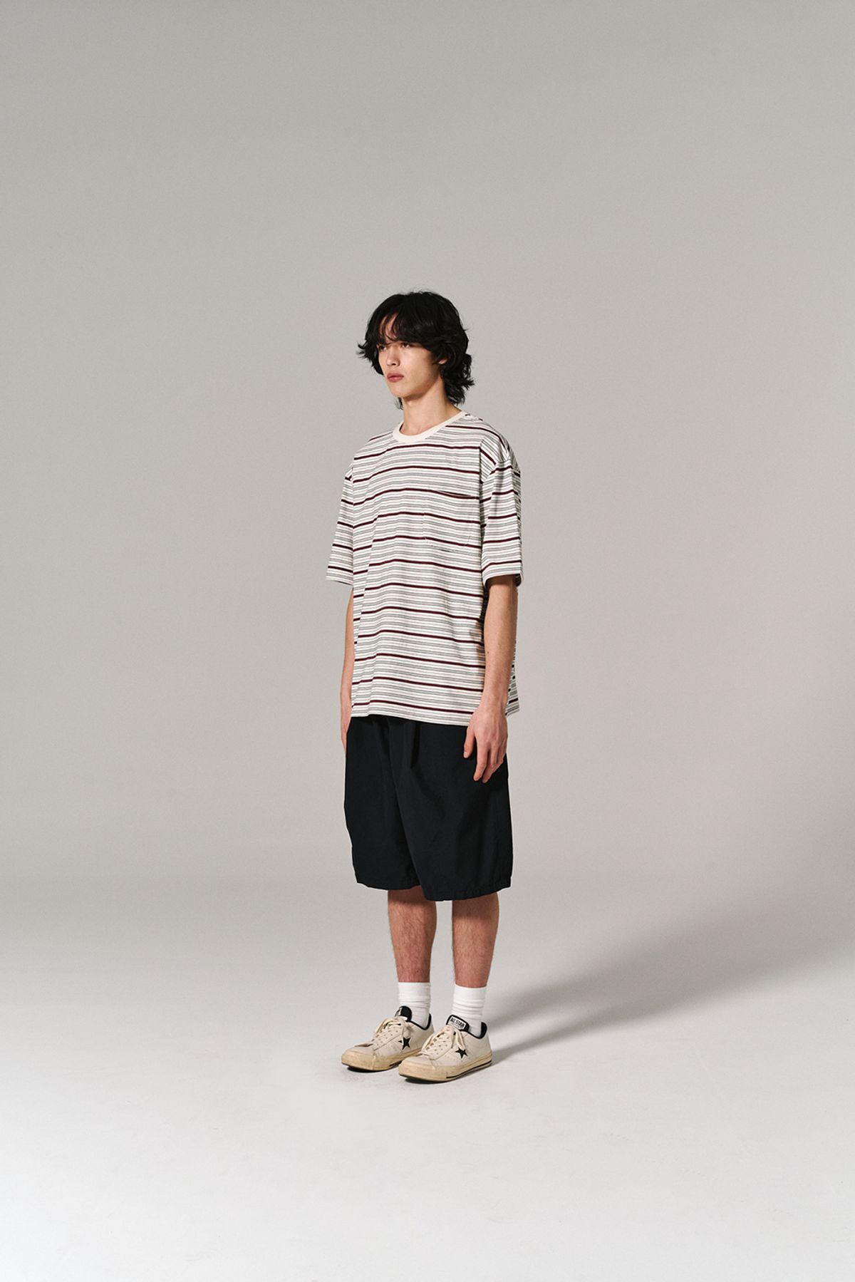 히즈핸더(HISHANDER) MULTI S/S TEE ECRU