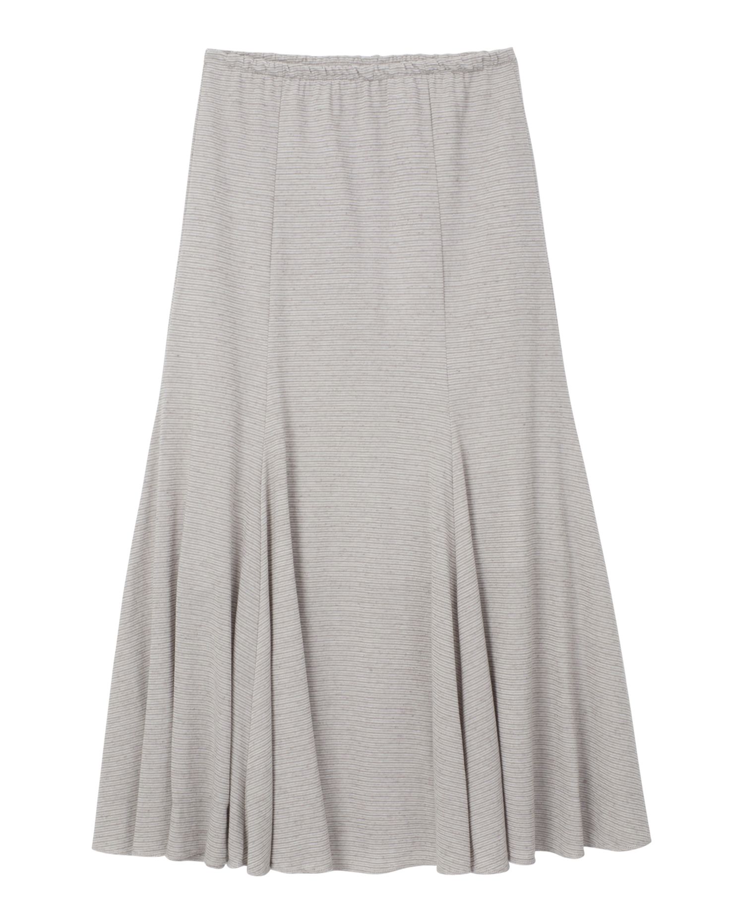 スカート [Pahisum] STIRPE MERMAID SKIRT MUSINSA | PAHISUM Striped Mermaid Skirt_Light Grey