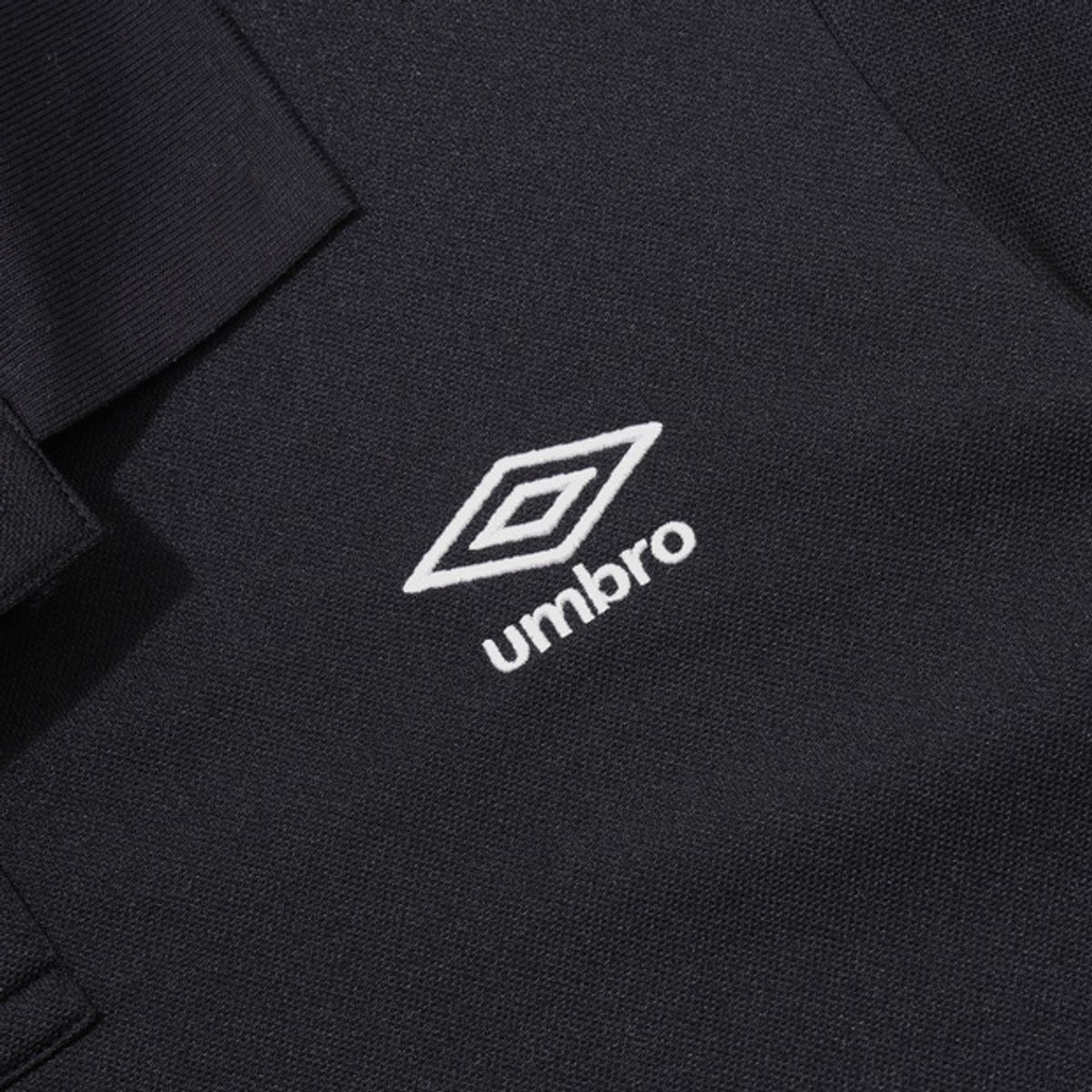 엄브로(UMBRO) 쿨피케 솔리드 카라 반팔 티셔츠 블랙(UQ321CTS71)