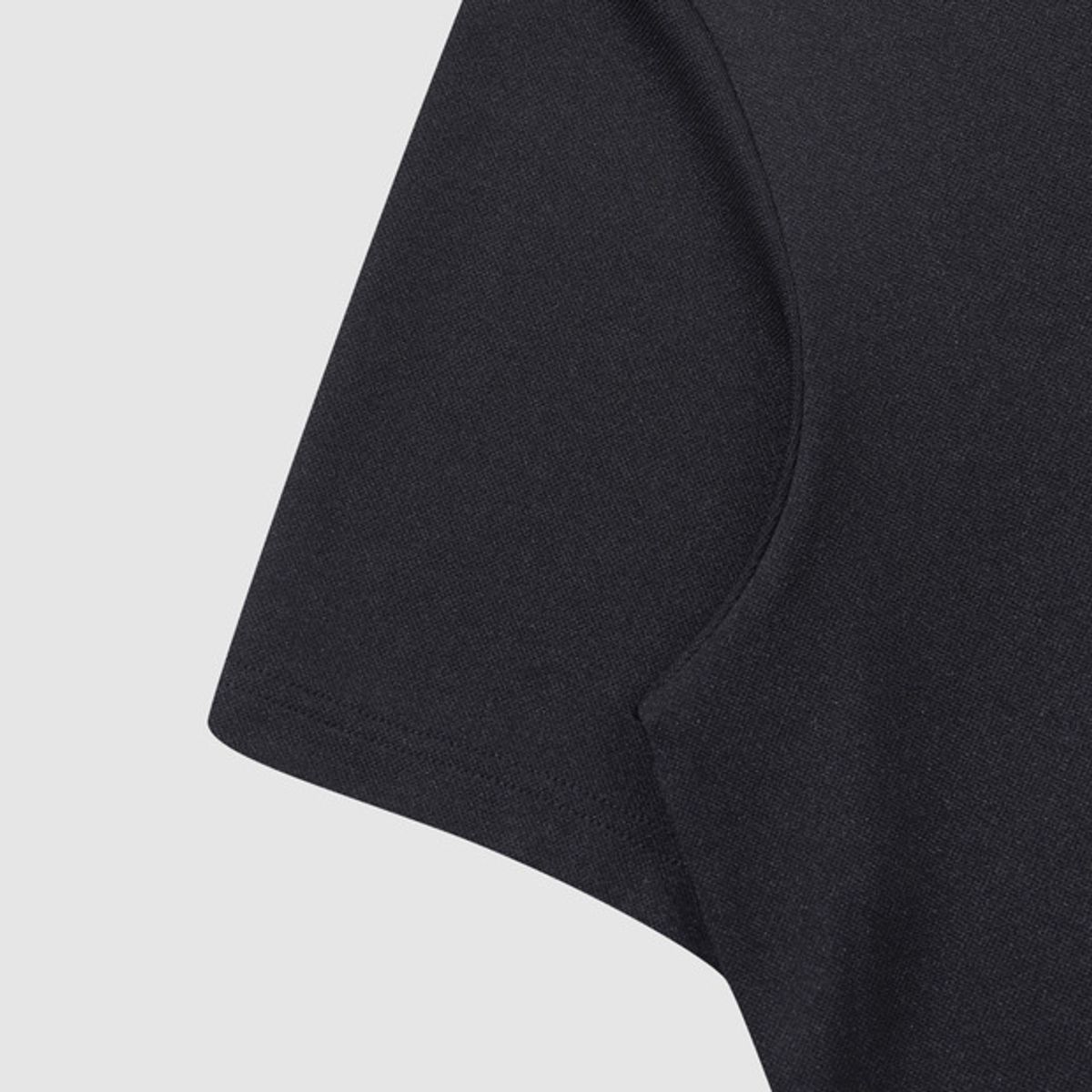 엄브로(UMBRO) 쿨피케 솔리드 카라 반팔 티셔츠 블랙(UQ321CTS71)