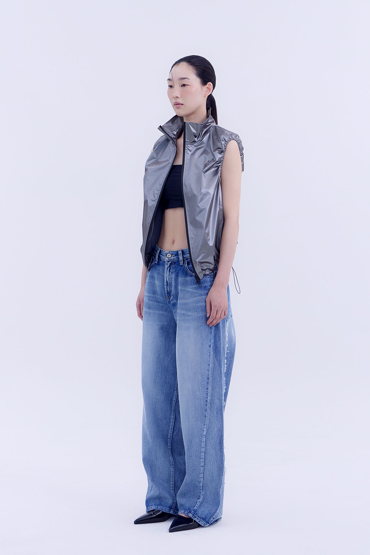 노 엑스트라 터치(NO EXTRA TOUCH) Silver Symbolic Vest / 25SPVS001SI