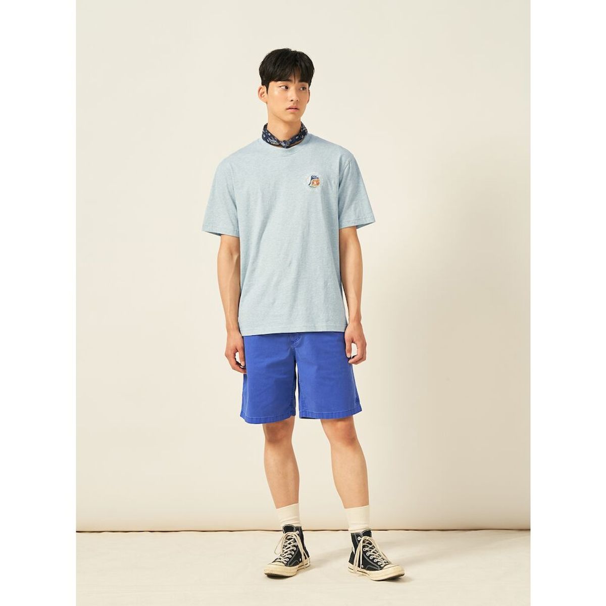 빈폴 멘(BEANPOLE MEN) 트로피칼 그래픽 반소매 티셔츠  라이트 그린